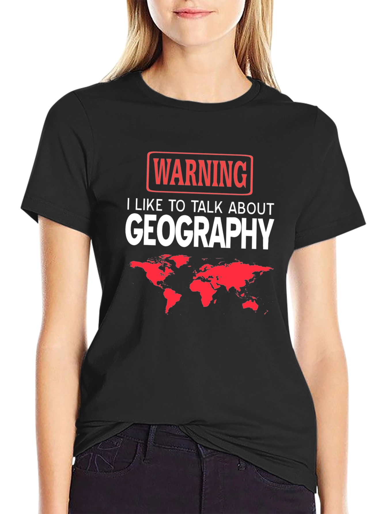 Geography Lover T-Shirt - Warning Design