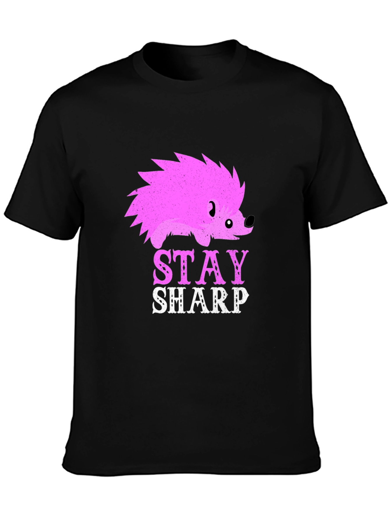 Stay Sharp Hedgehog T-Shirt - Funny Graphic Tee