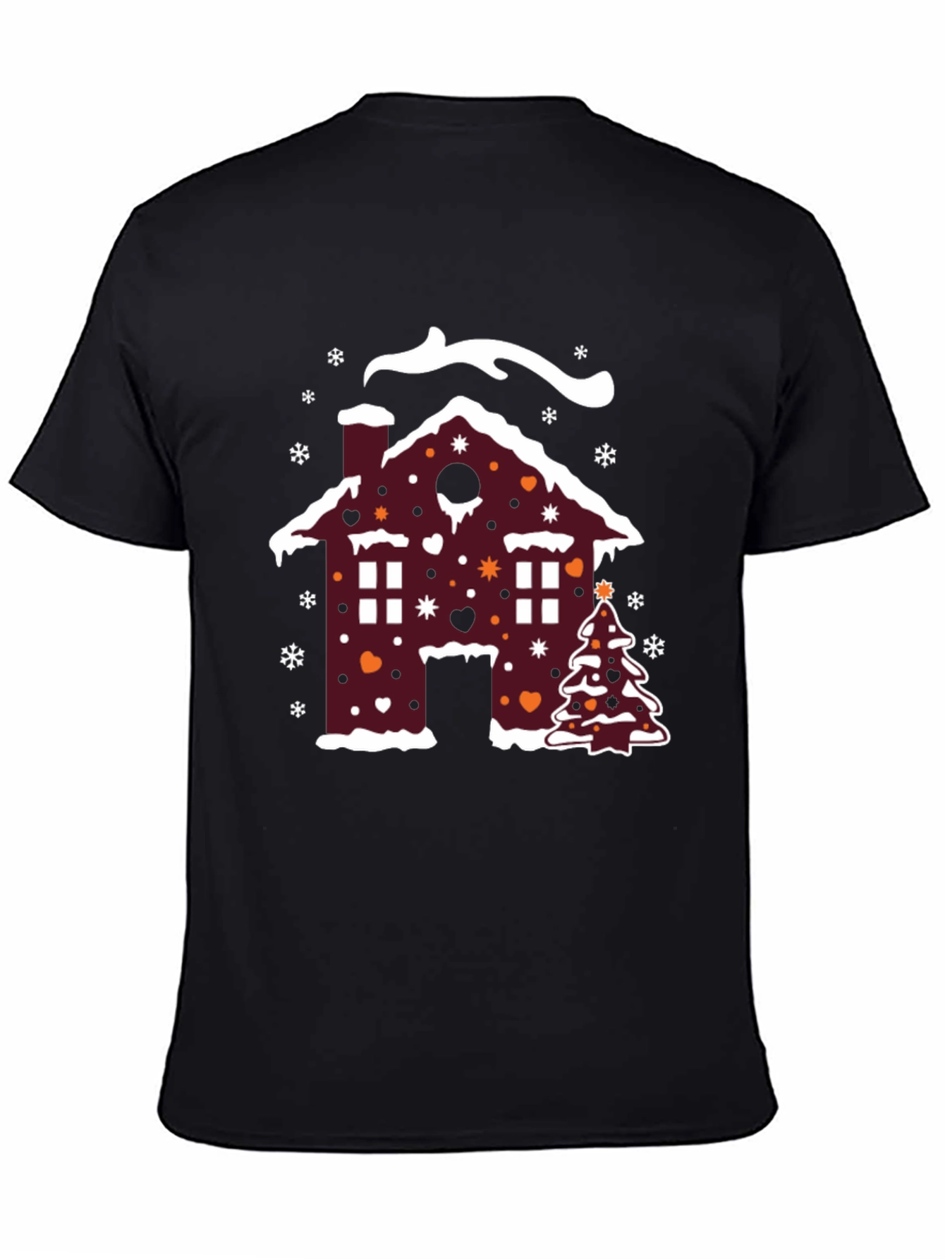 Festive Holiday Gingerbread House Christmas T-Shirt