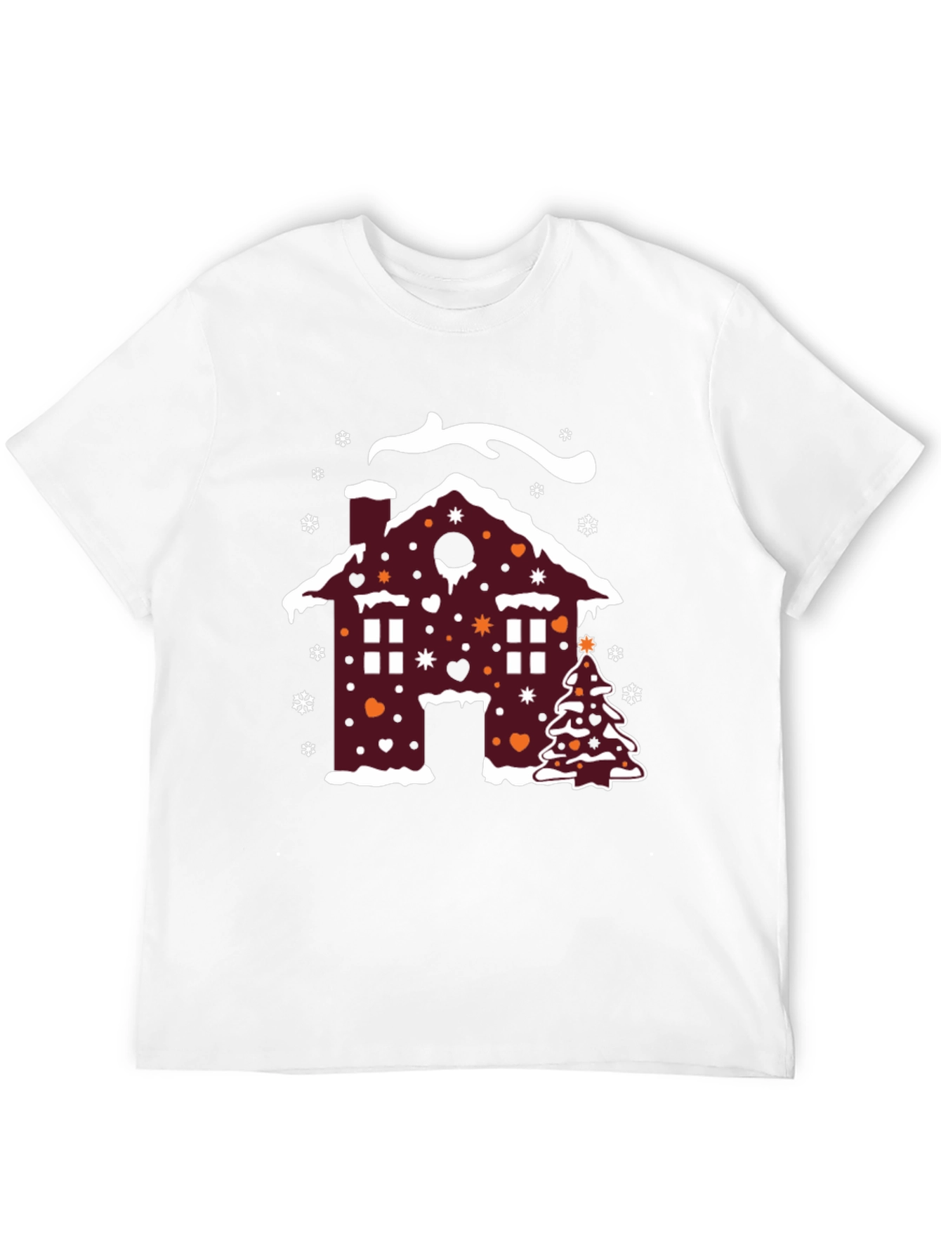 Festive Holiday Gingerbread House Christmas T-Shirt
