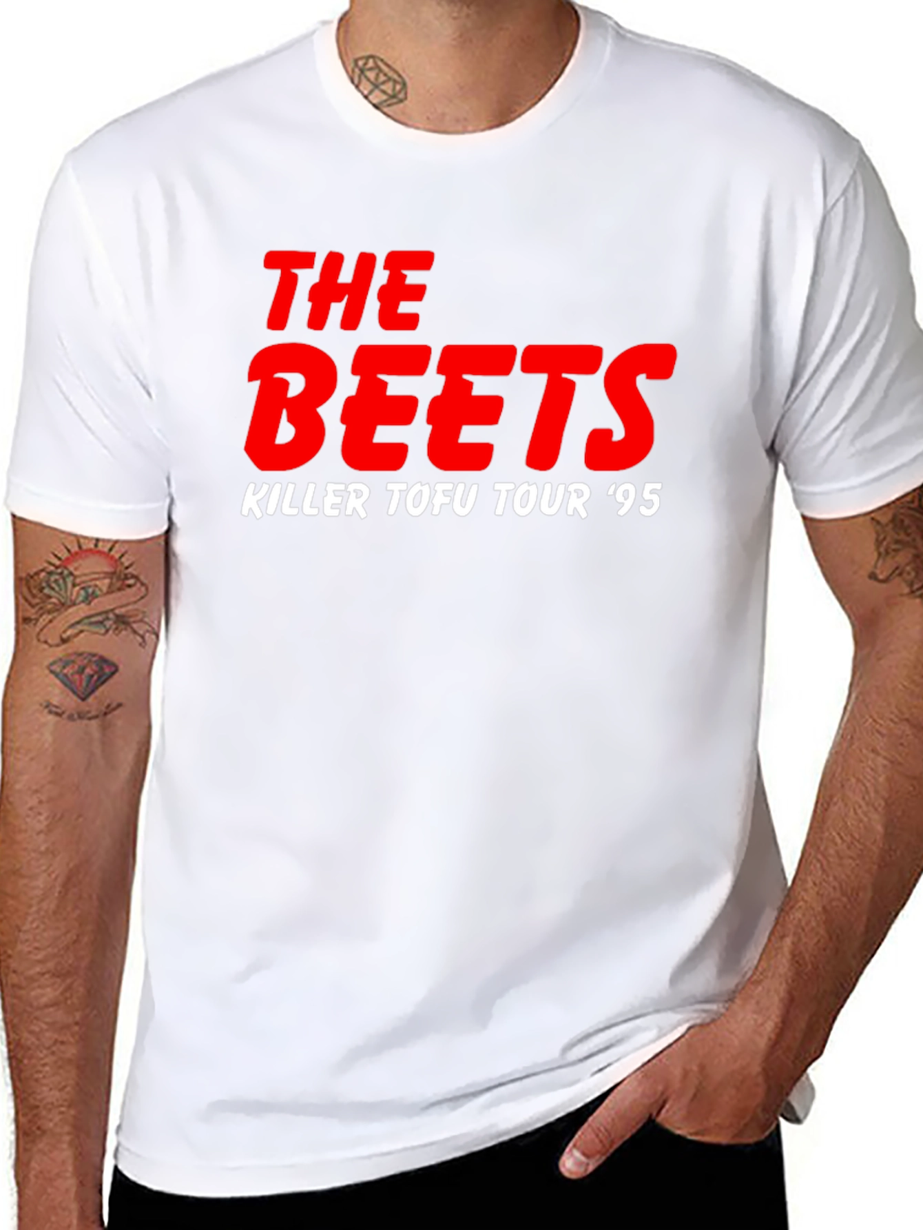 The Beets Killer Tofu Tour 95 Black T-Shirt