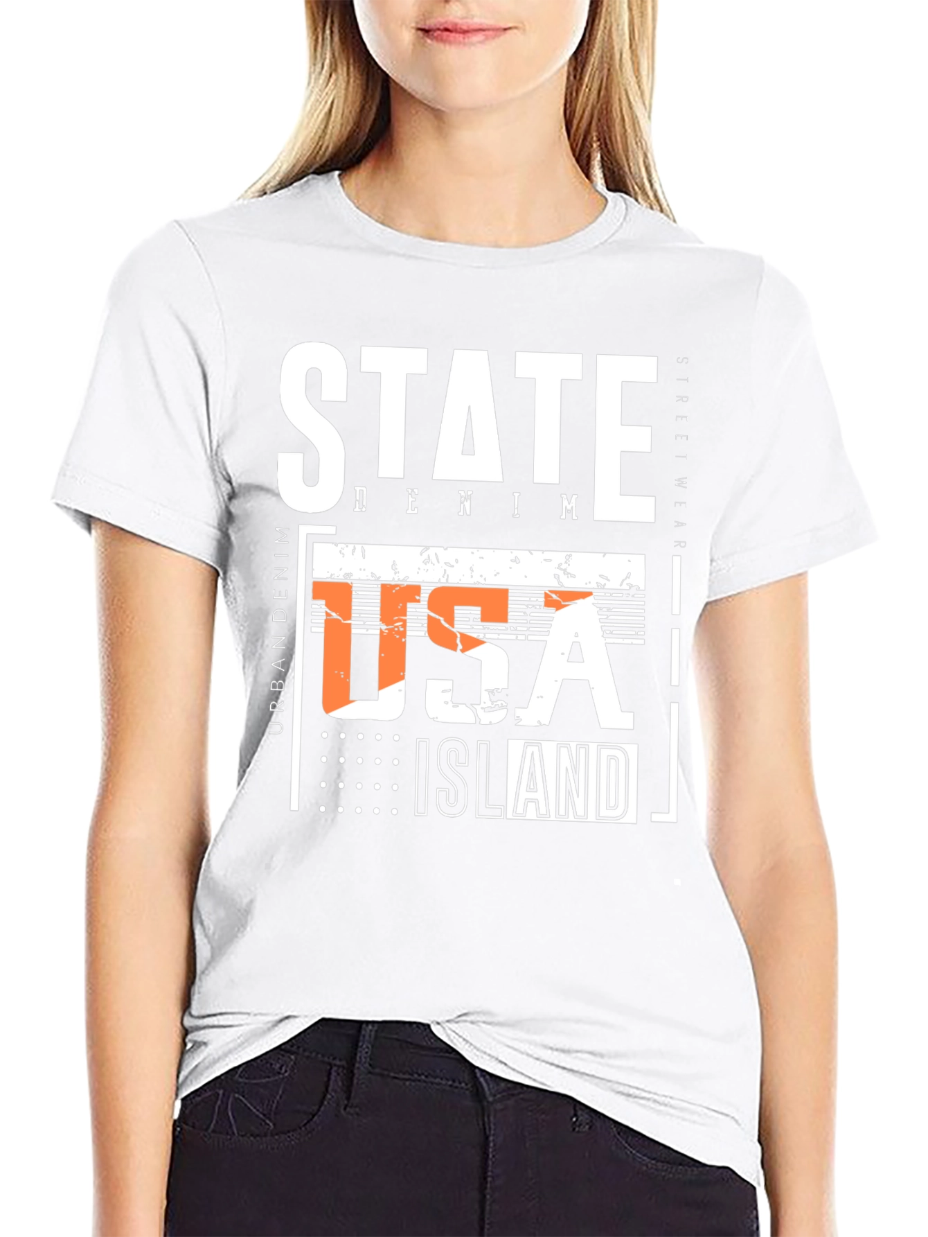 Urban Denim State Island T-Shirt