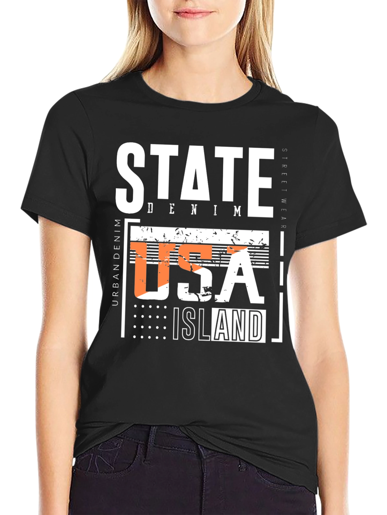 Urban Denim State Island T-Shirt