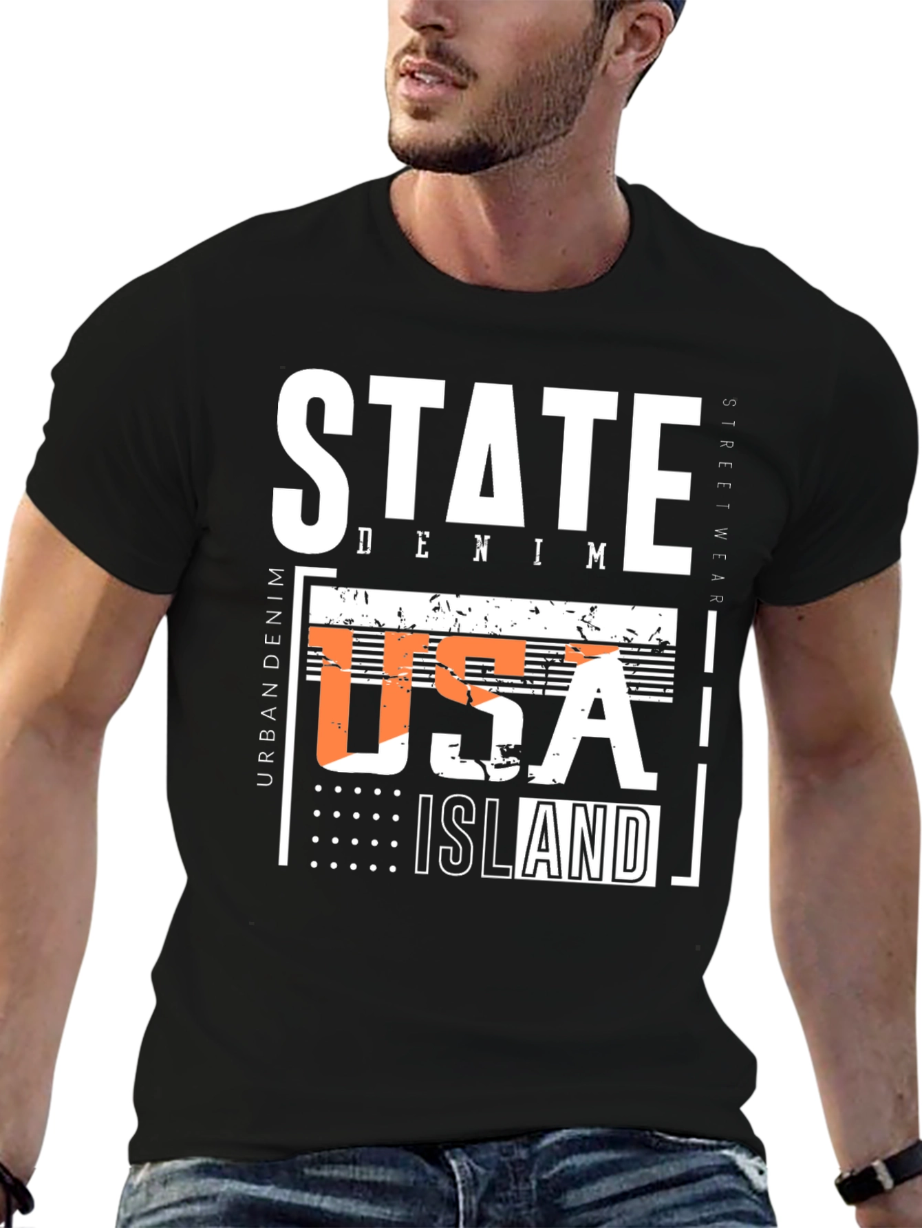 Urban Denim State Island T-Shirt