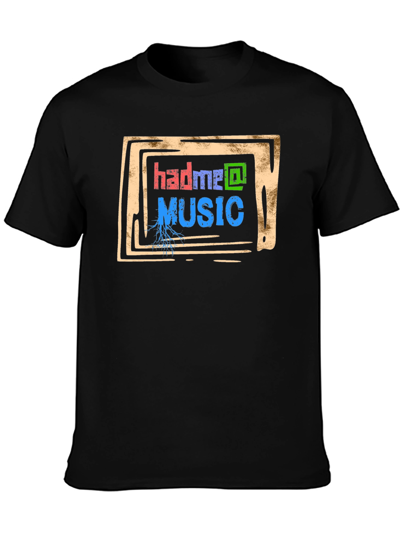 Had Me At Music Graphic Tee - Black