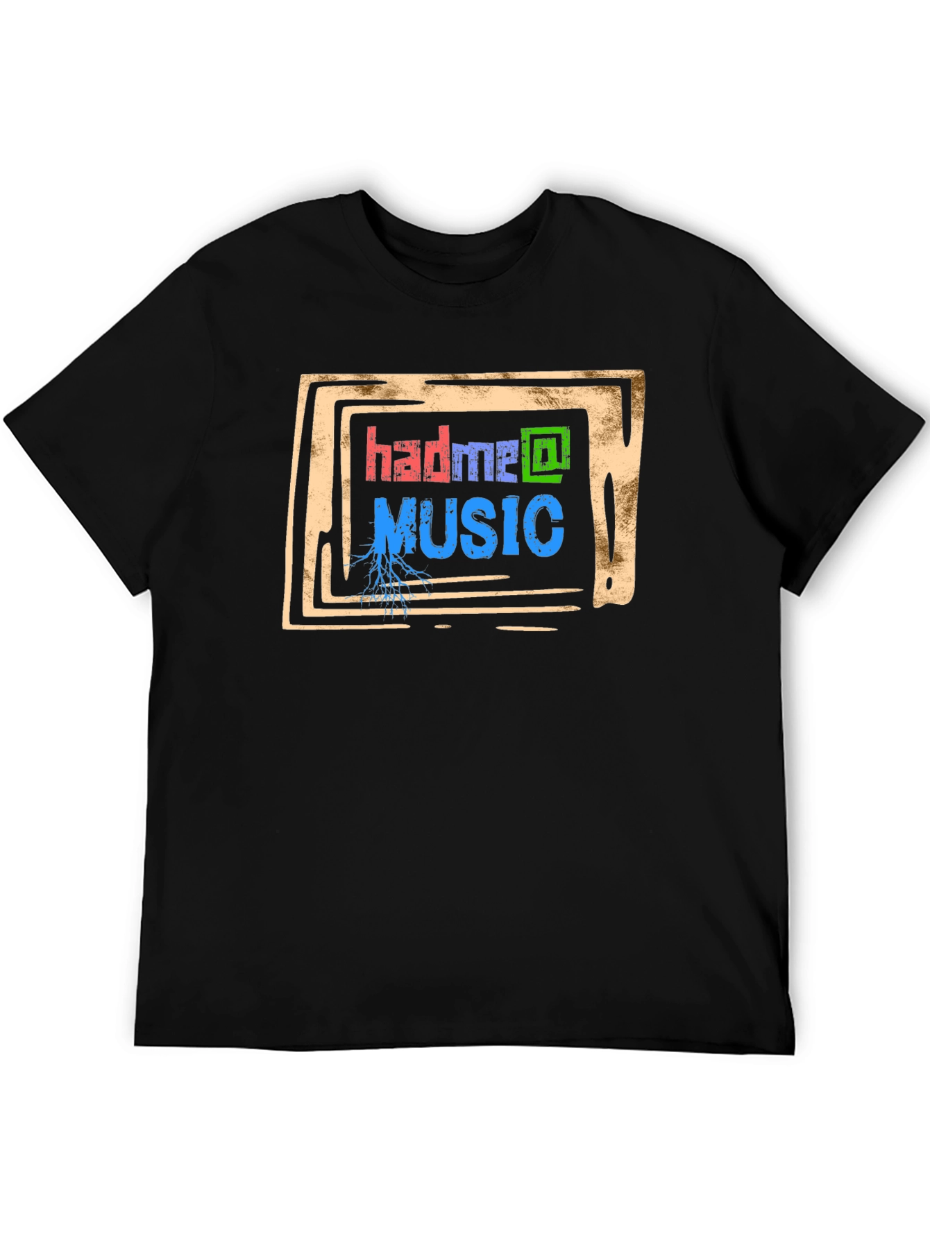 Had Me At Music Graphic Tee - Black