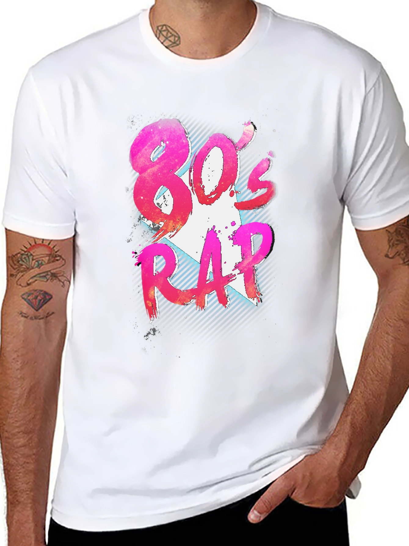 80s Rap Graphic T-Shirt - Retro Style