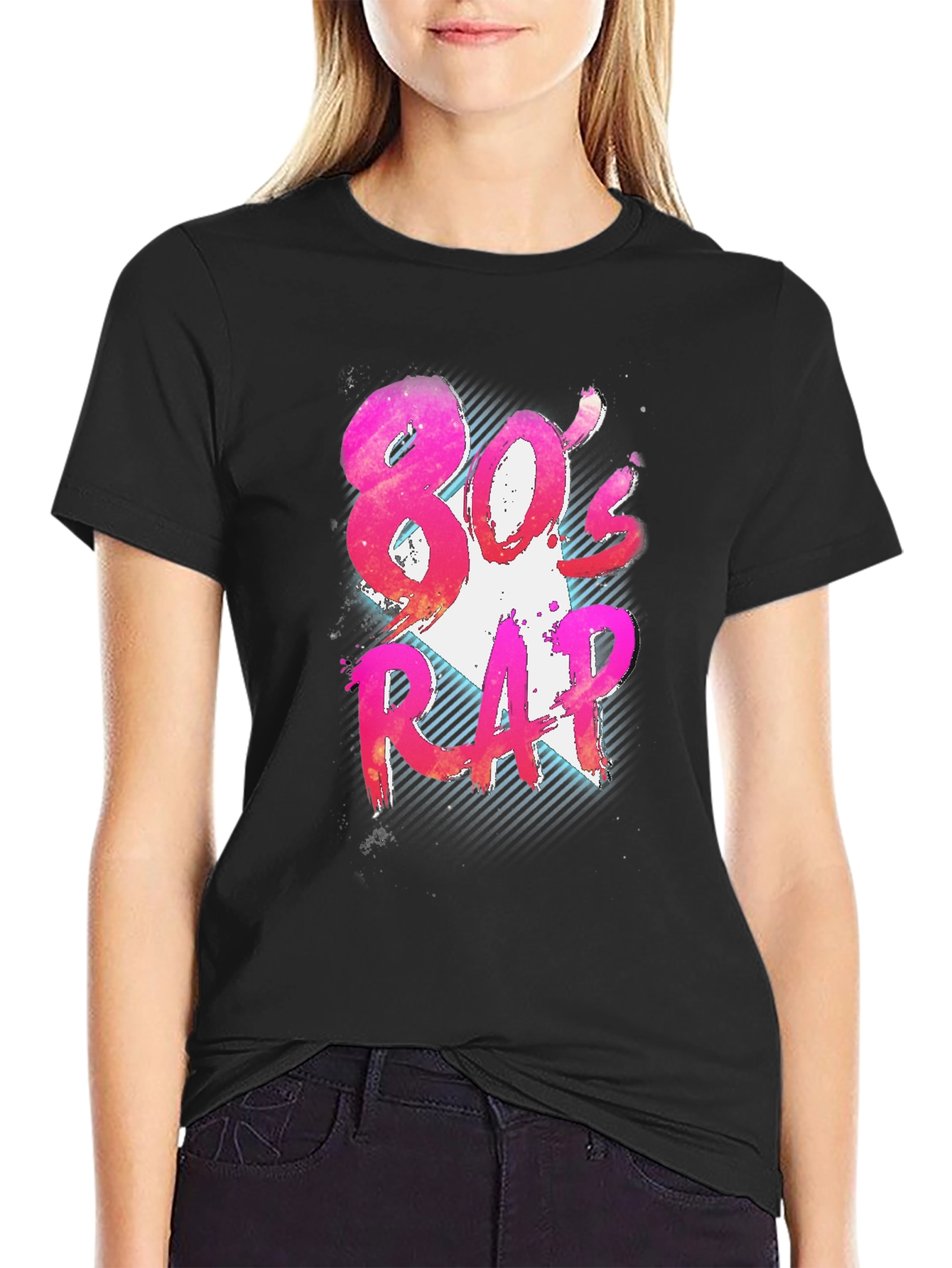 80s Rap Graphic T-Shirt - Retro Style