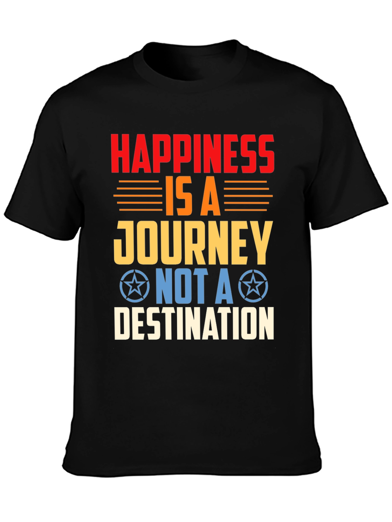 Happiness is a Journey Graphic T-Shirt