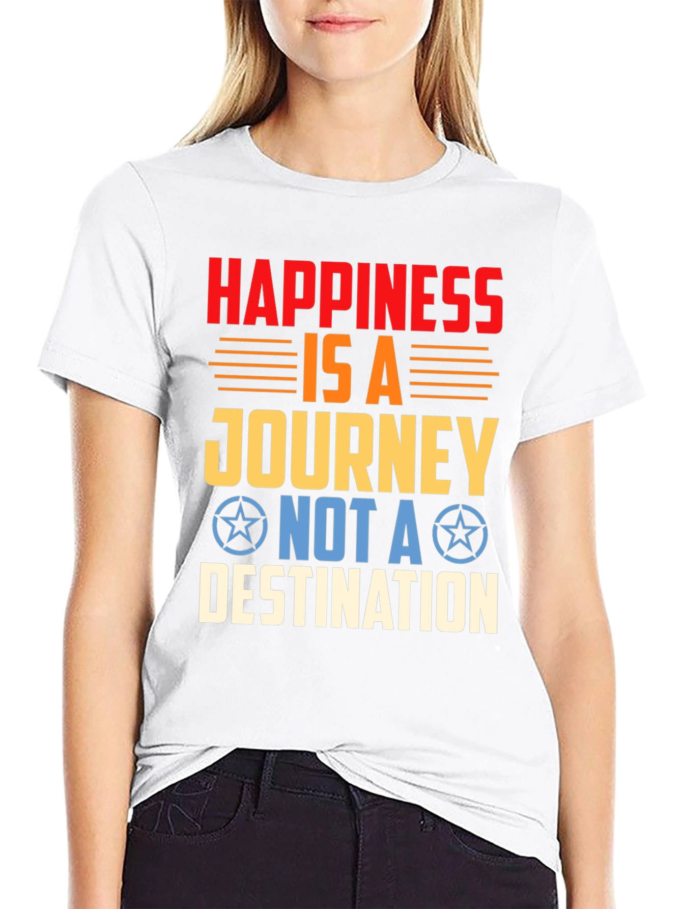 Happiness is a Journey Graphic T-Shirt