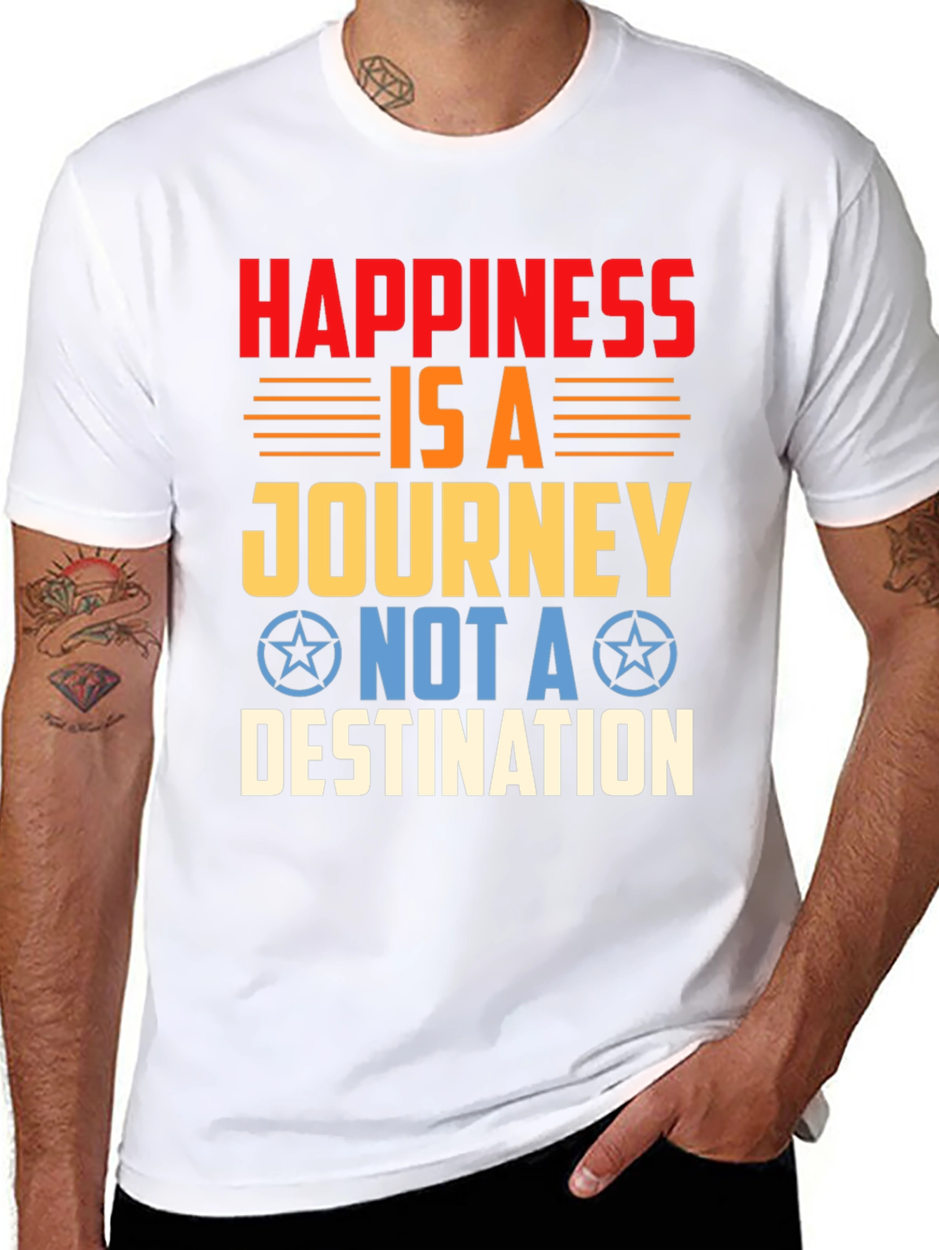 Happiness is a Journey Graphic T-Shirt