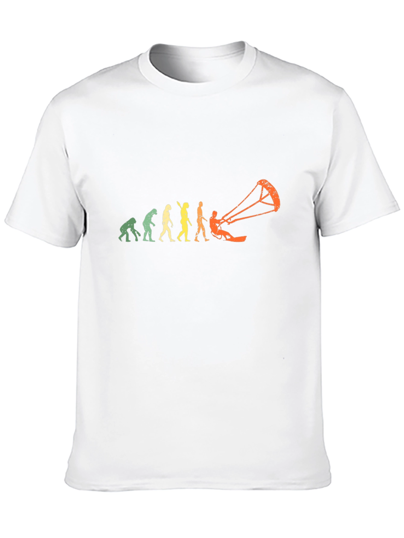 Evolution of Kiteboarding Black T-Shirt