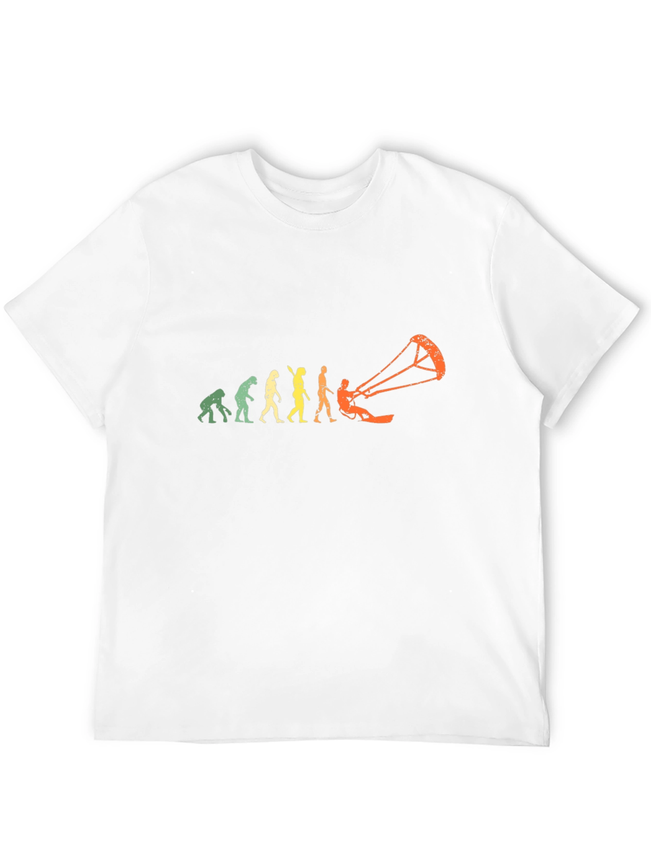 Evolution of Kiteboarding Black T-Shirt