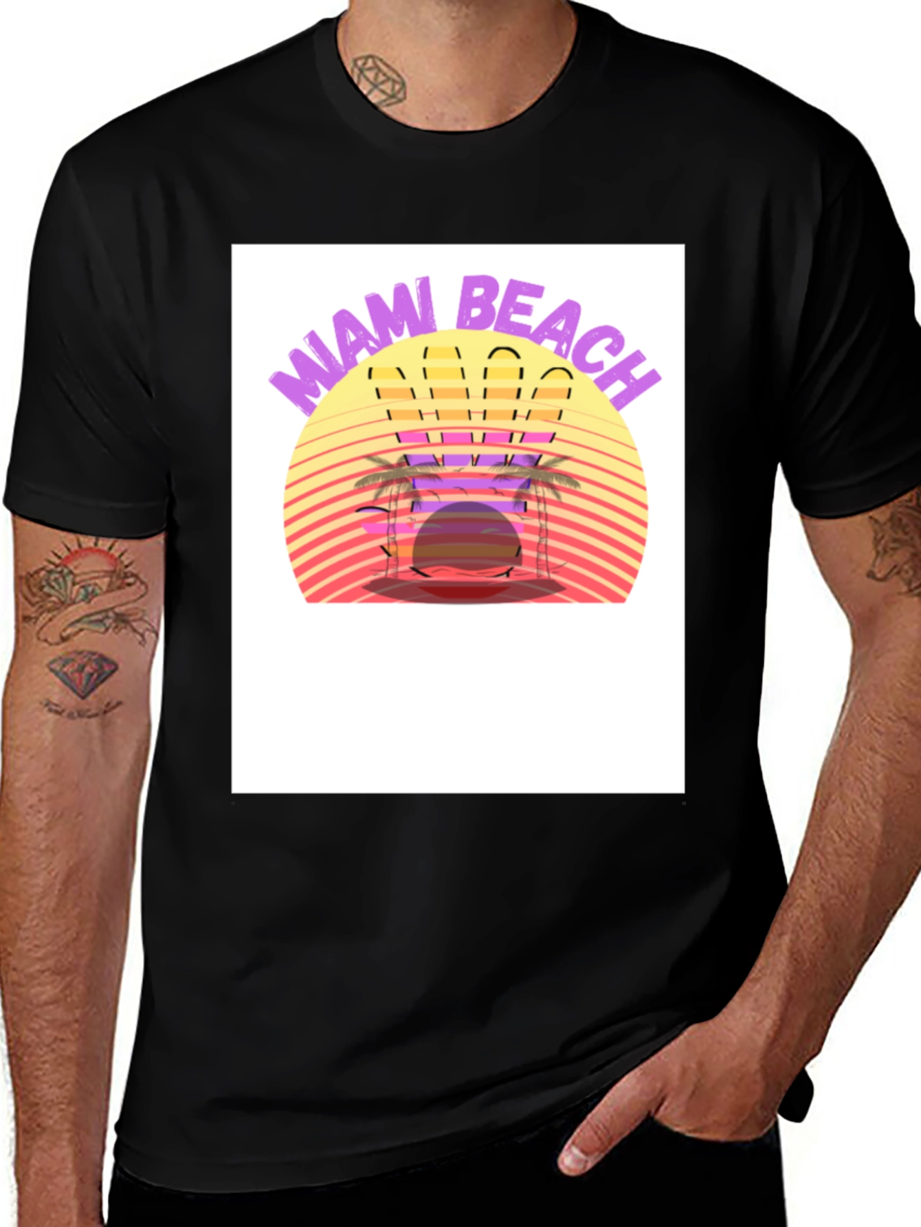 Miami Beach Graphic T-Shirt