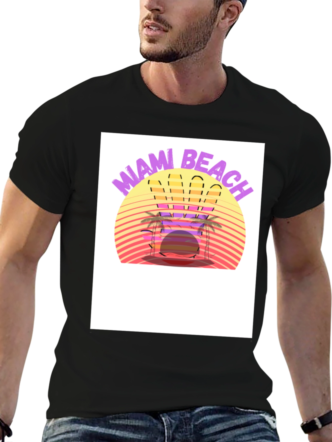 Miami Beach Graphic T-Shirt