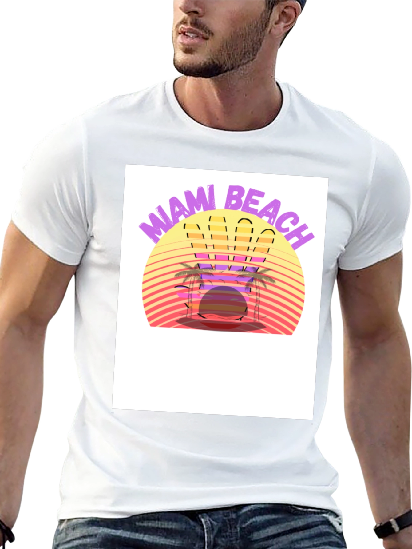 Miami Beach Graphic T-Shirt