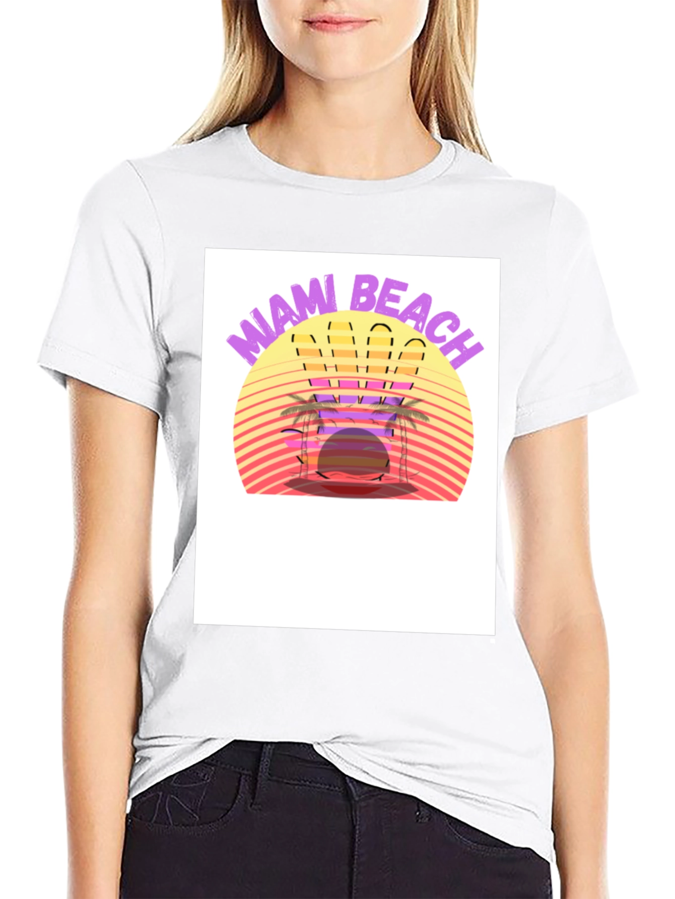 Miami Beach Graphic T-Shirt