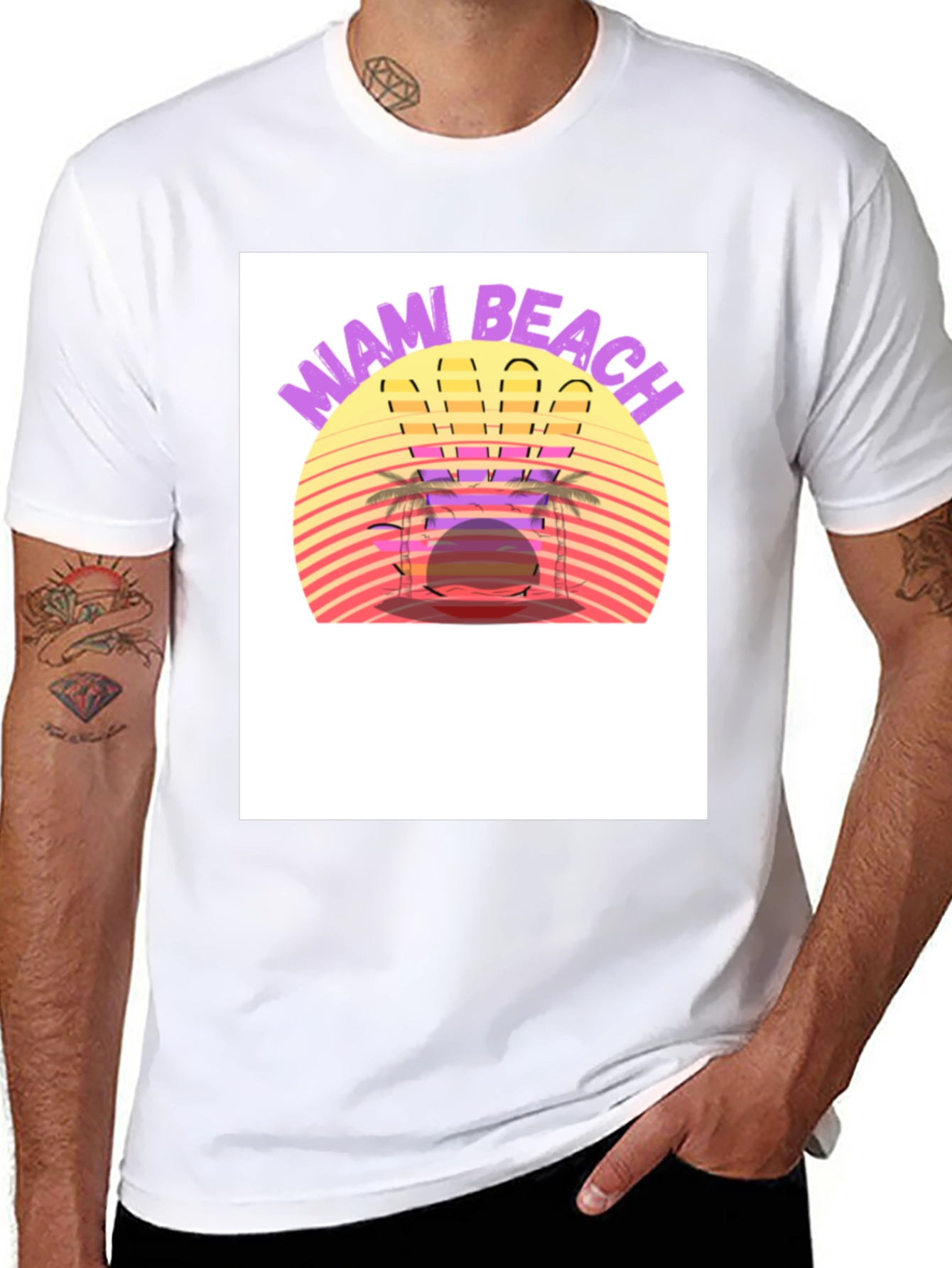 Miami Beach Graphic T-Shirt