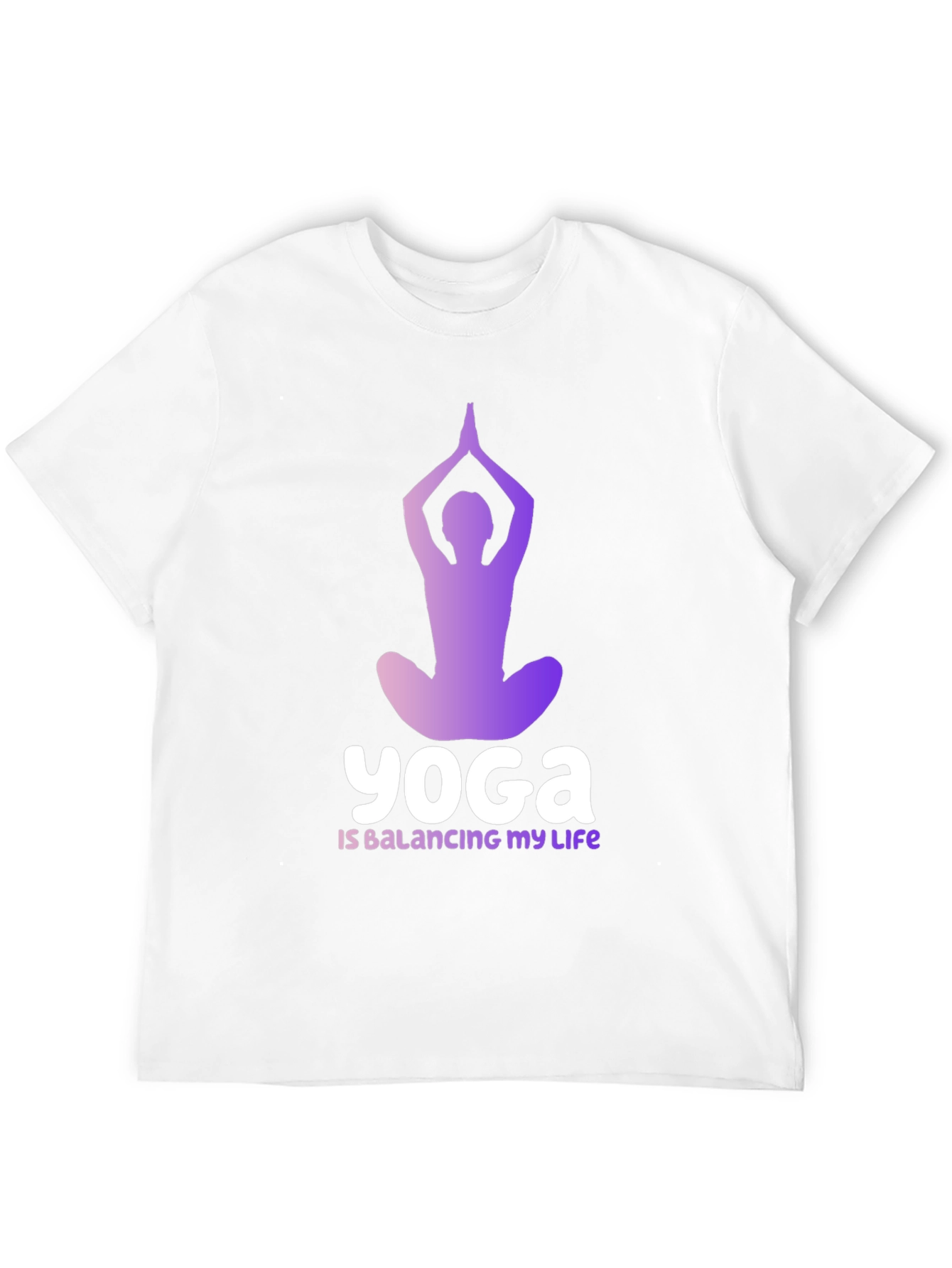 Yoga Balancing Life Graphic T-Shirt