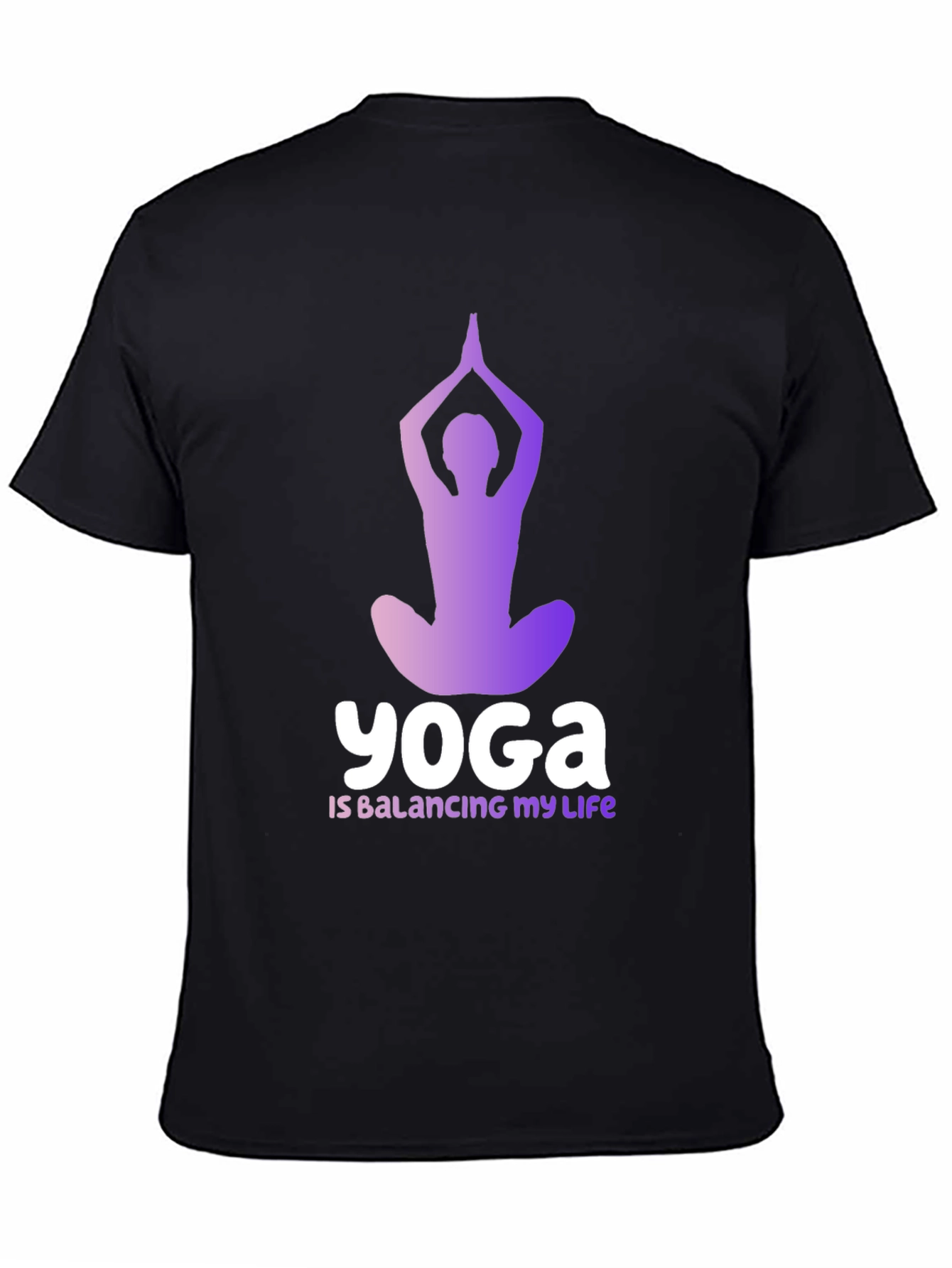 Yoga Balancing Life Graphic T-Shirt