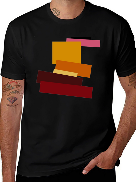 Abstract Block Tee - Modern Art T-Shirt
