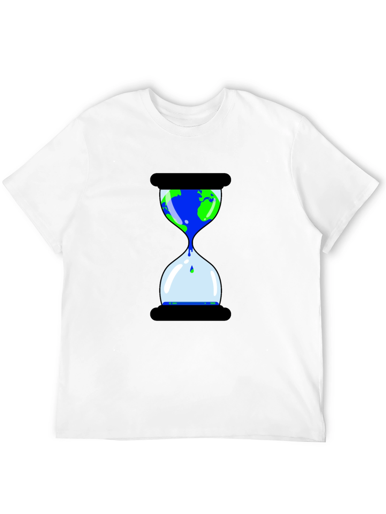 Earth Hourglass Graphic Tee - Save the Planet