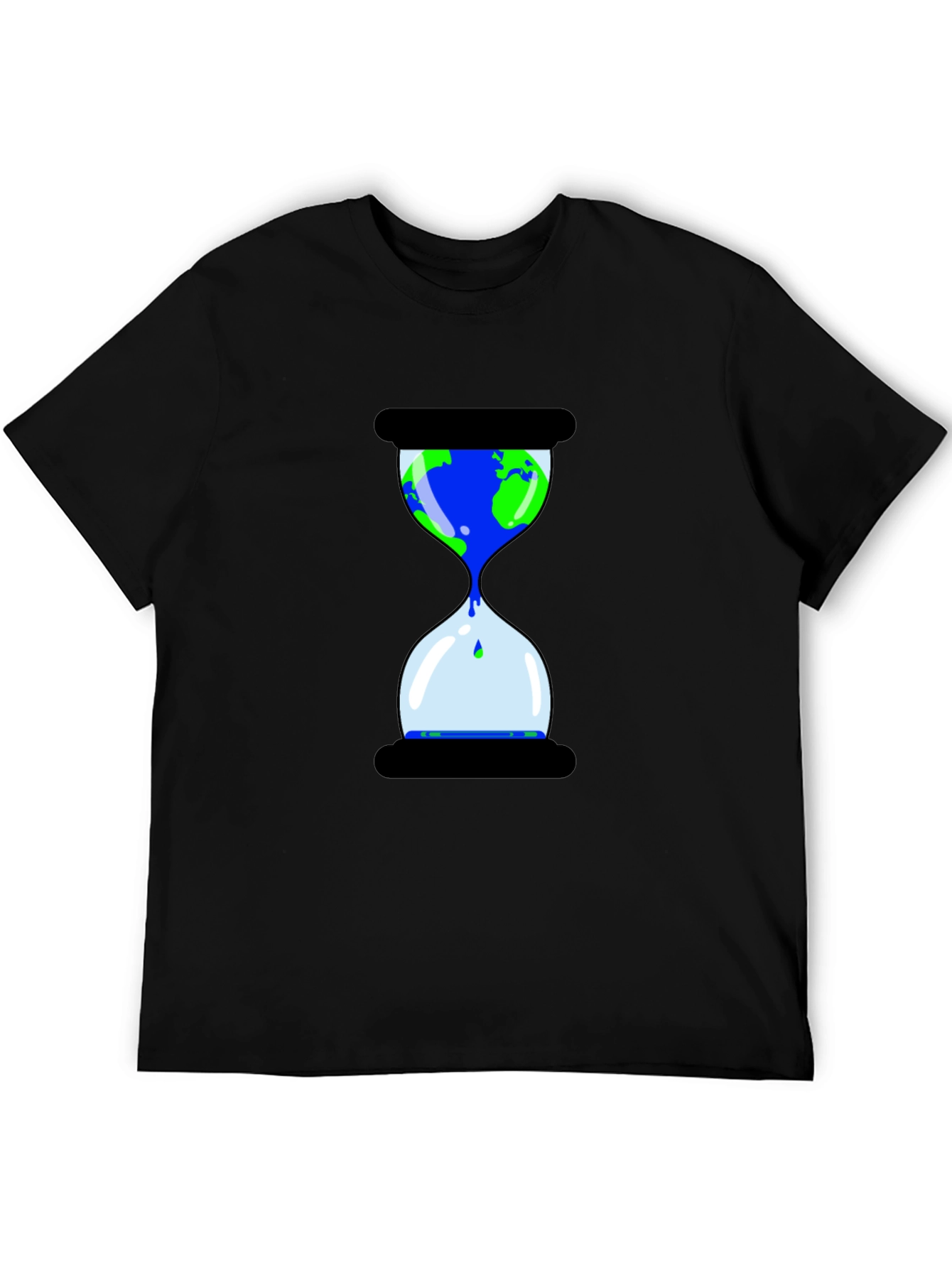 Earth Hourglass Graphic Tee - Save the Planet