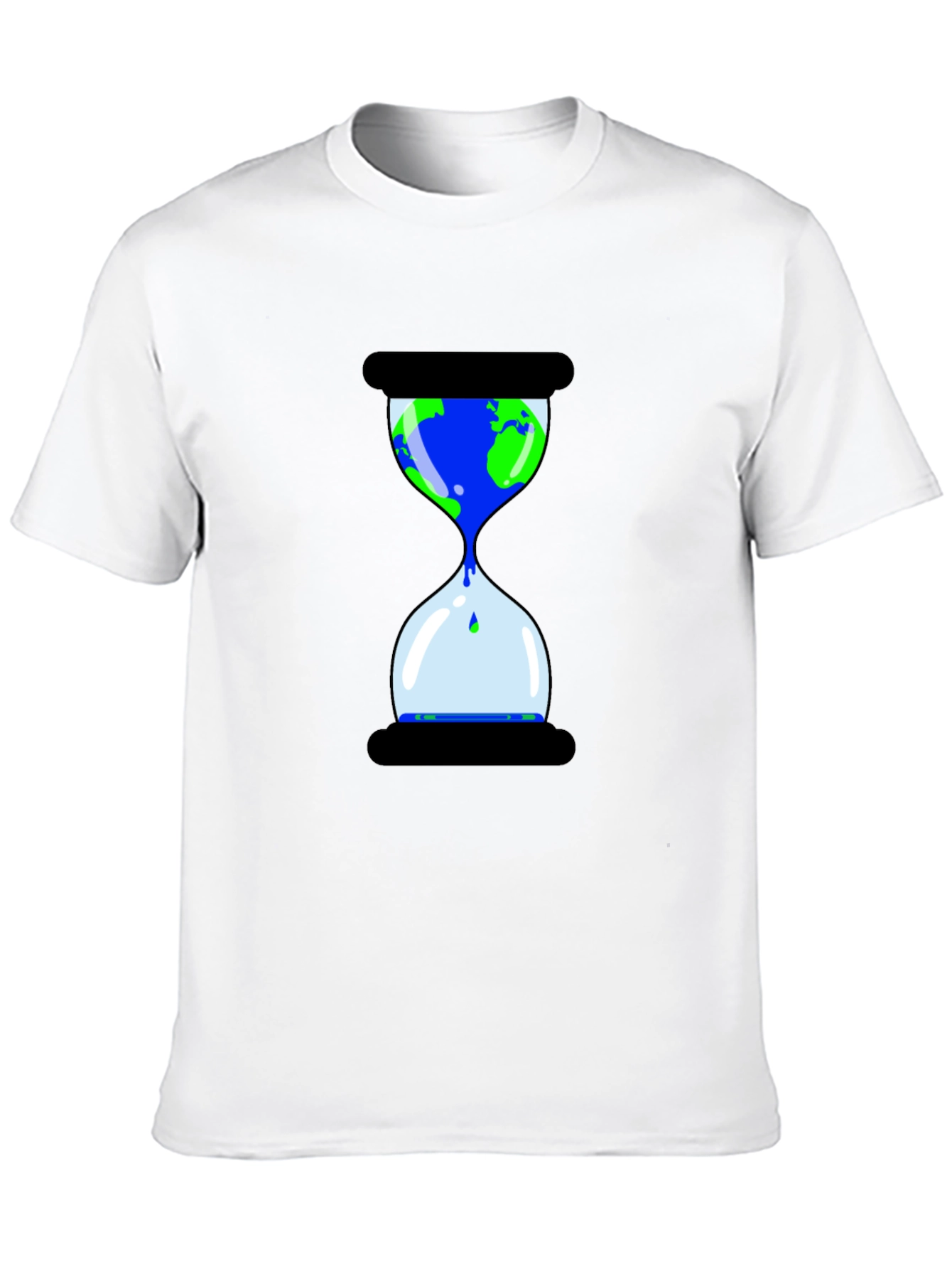 Earth Hourglass Graphic Tee - Save the Planet