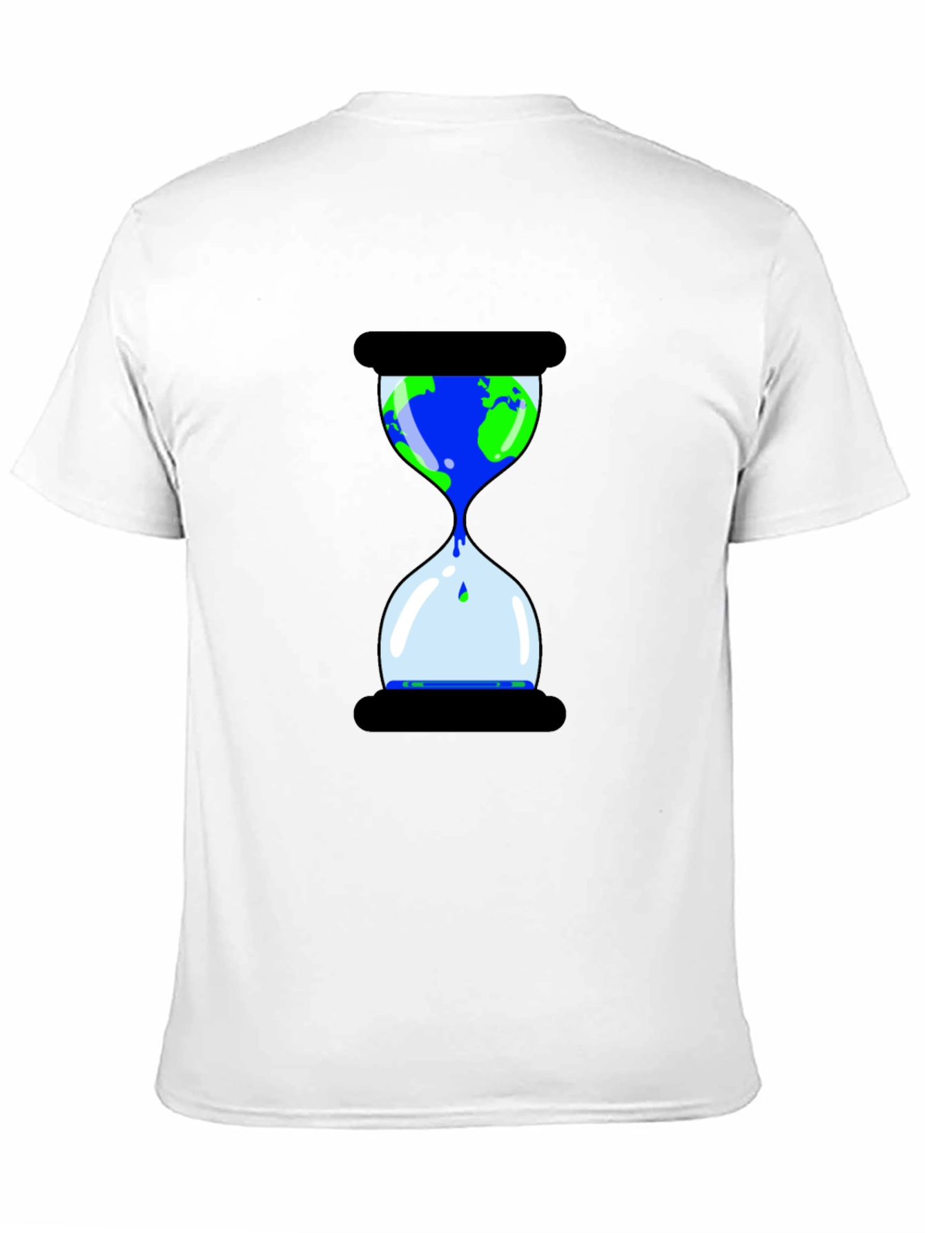 Earth Hourglass Graphic Tee - Save the Planet