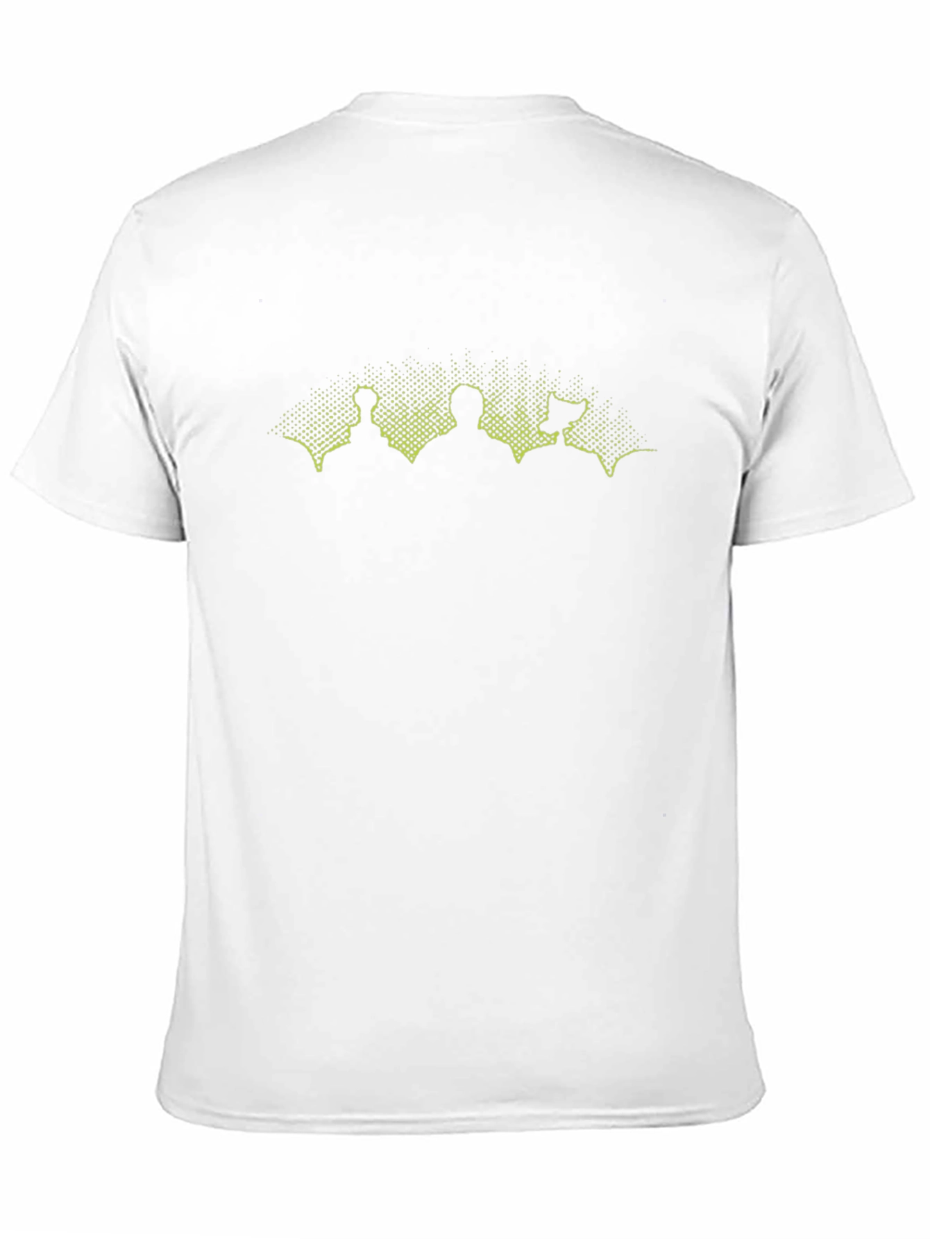 Abstract Silhouette Graphic Tee - Modern Mens Black T-Shirt