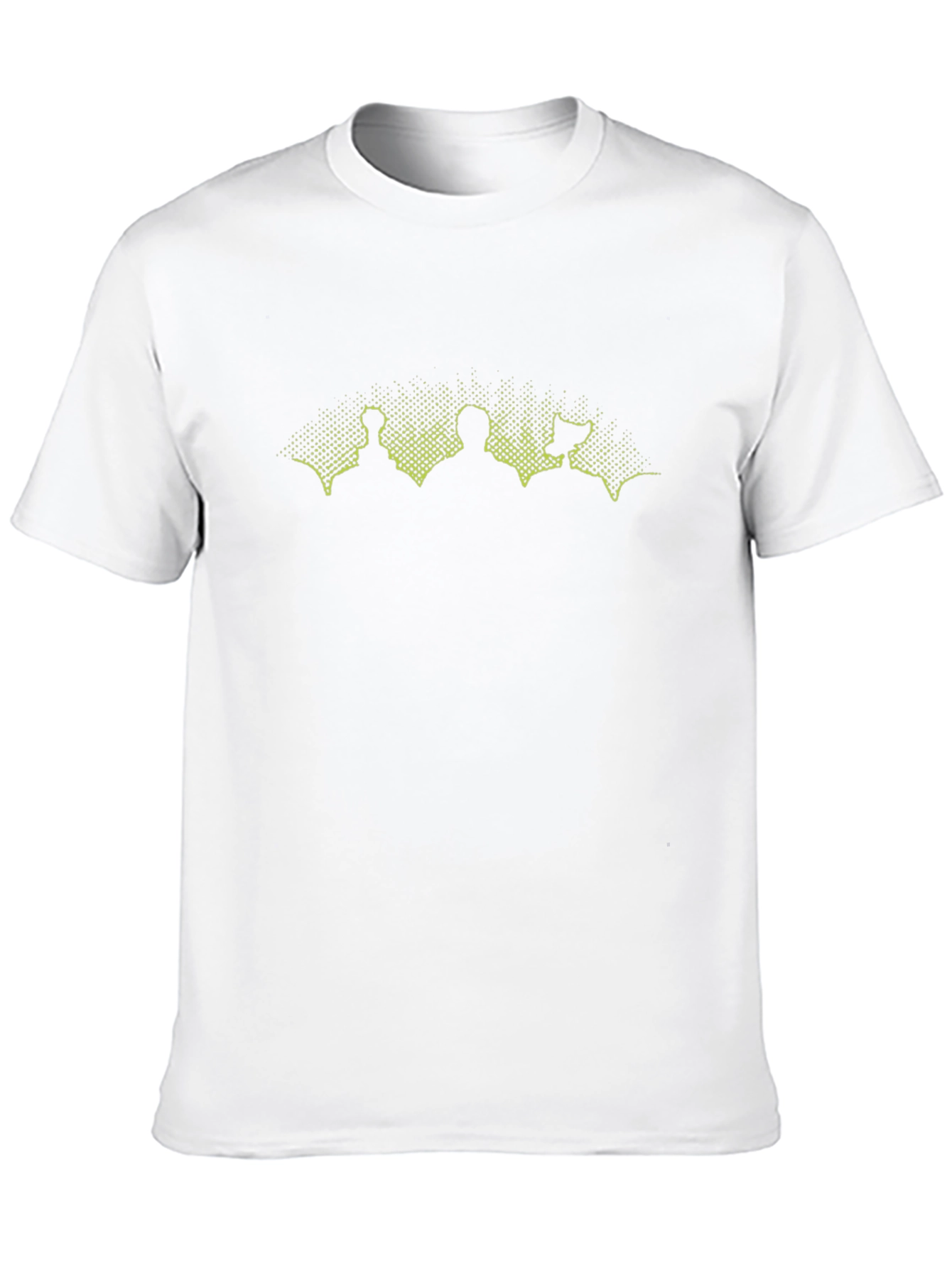 Abstract Silhouette Graphic Tee - Modern Mens Black T-Shirt