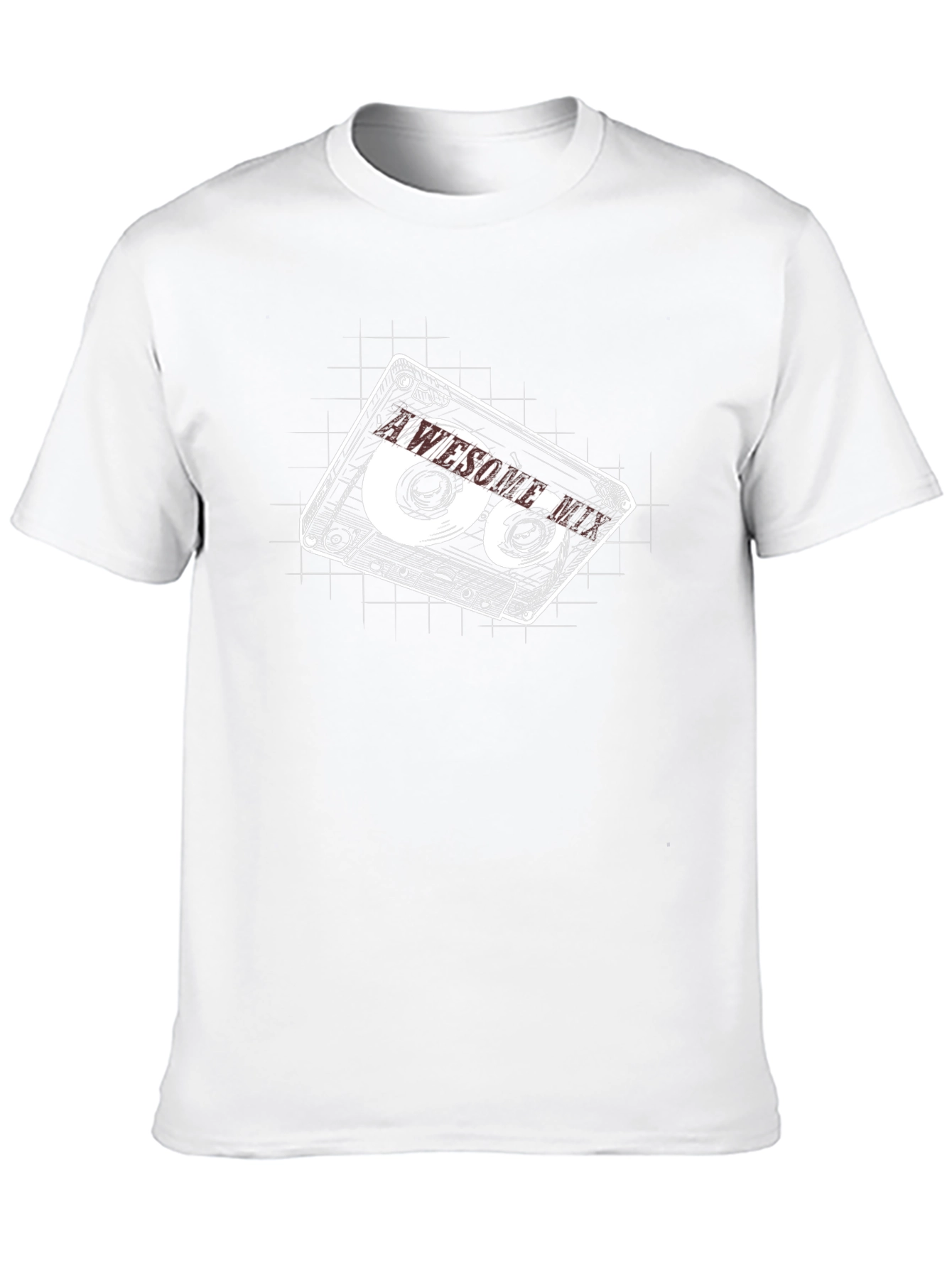 Awesome Cassette Tape Graphic T-Shirt