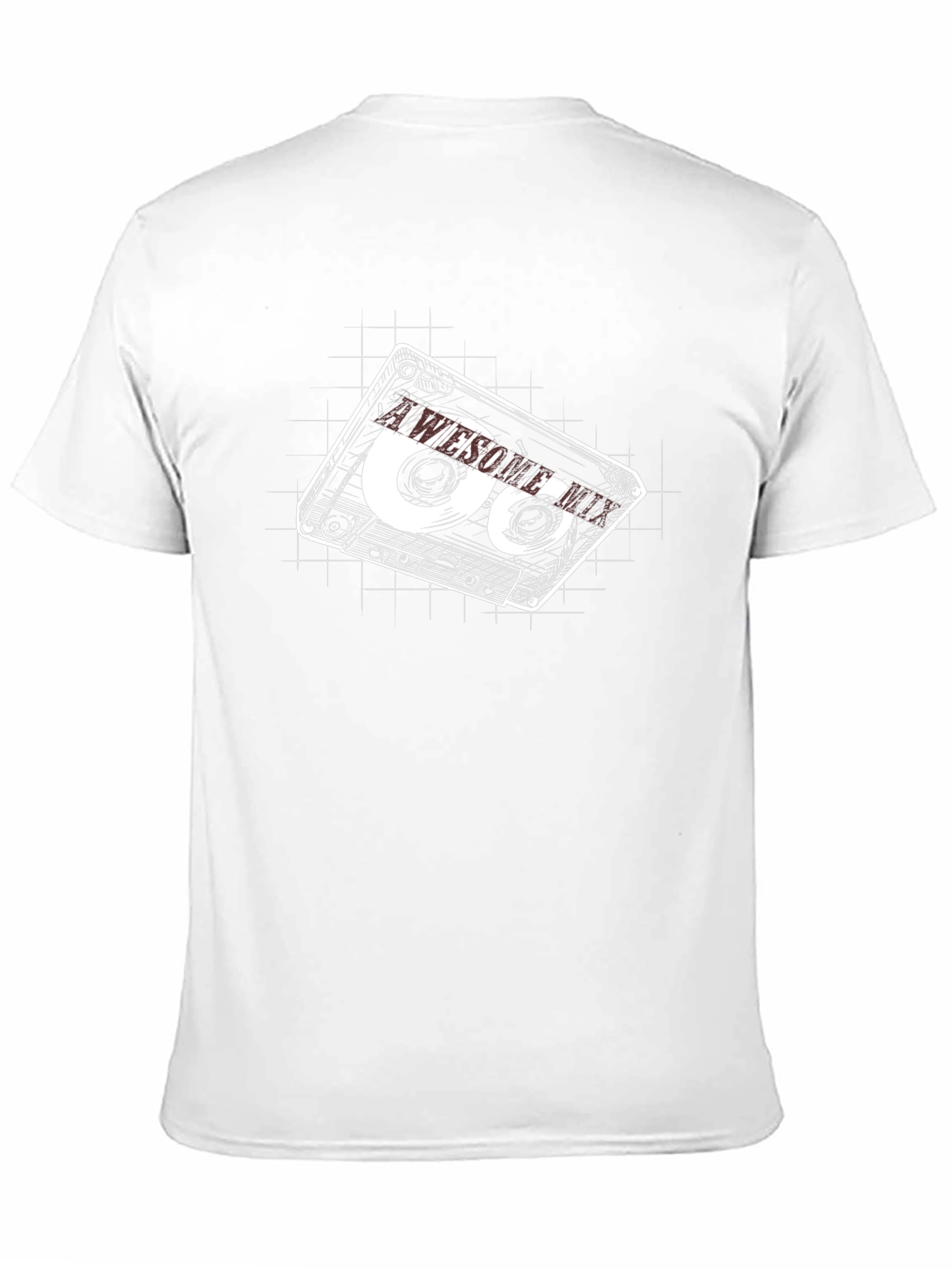 Awesome Cassette Tape Graphic T-Shirt