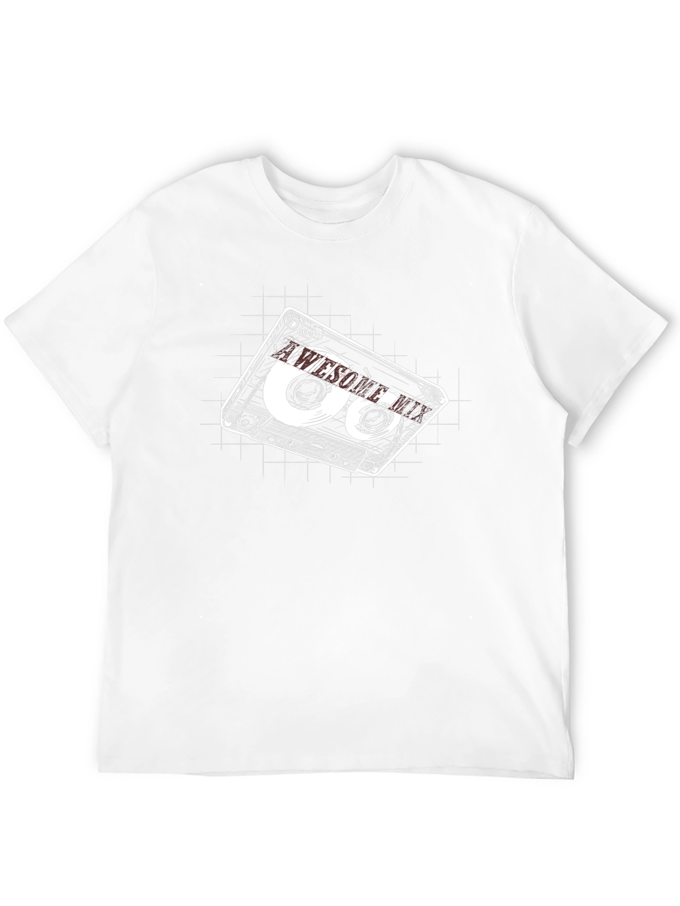 Awesome Cassette Tape Graphic T-Shirt