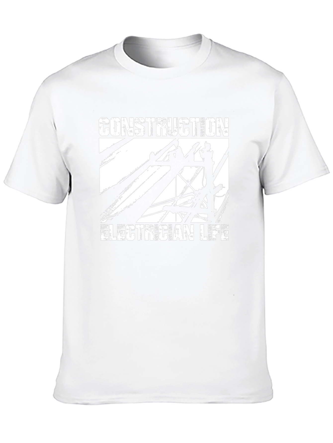Construction Electrician Life Graphic T-Shirt