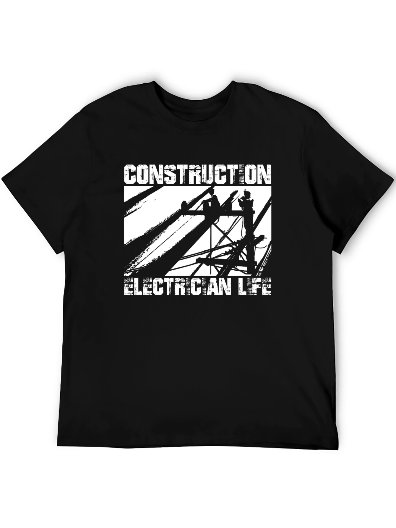 Construction Electrician Life Graphic T-Shirt