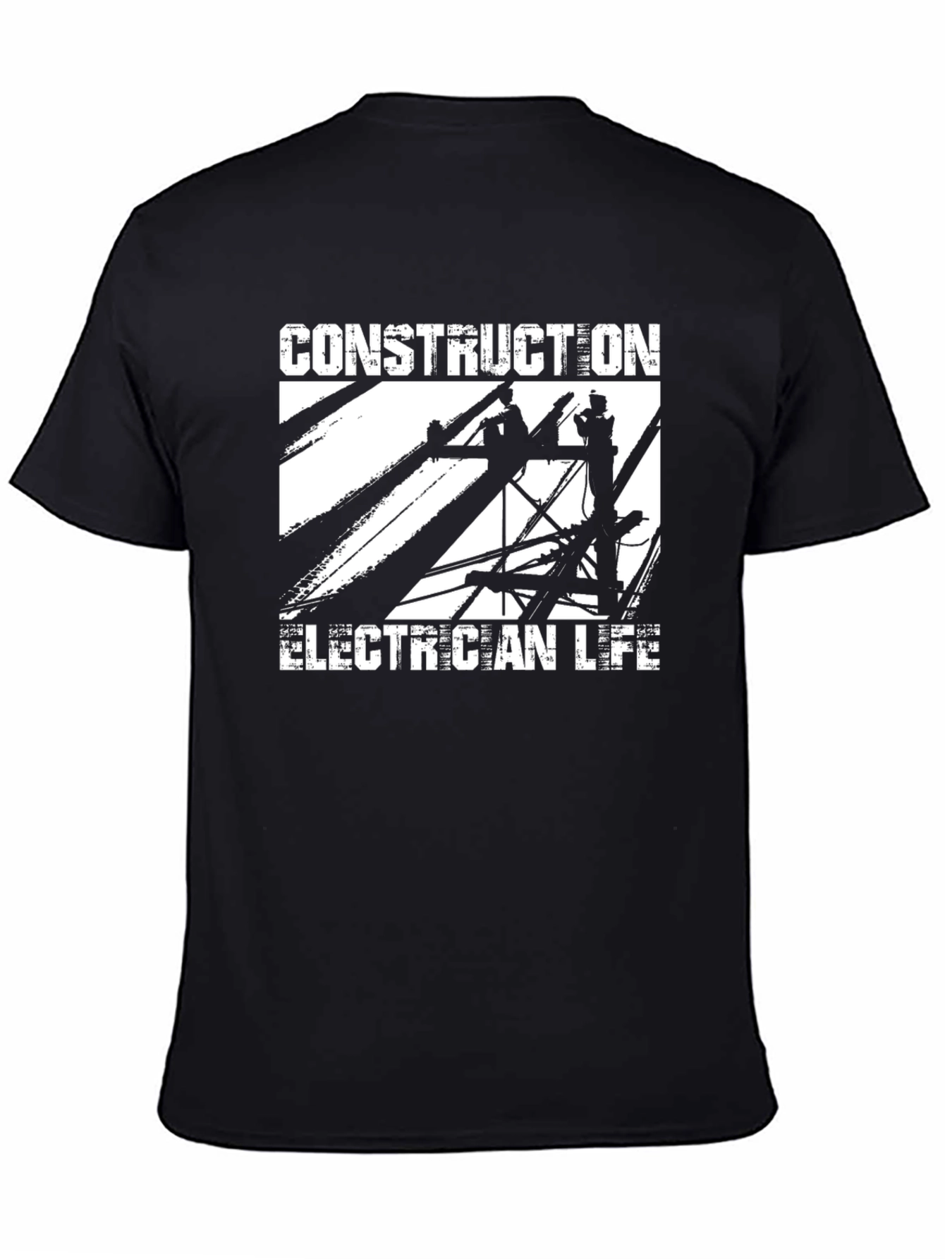 Construction Electrician Life Graphic T-Shirt