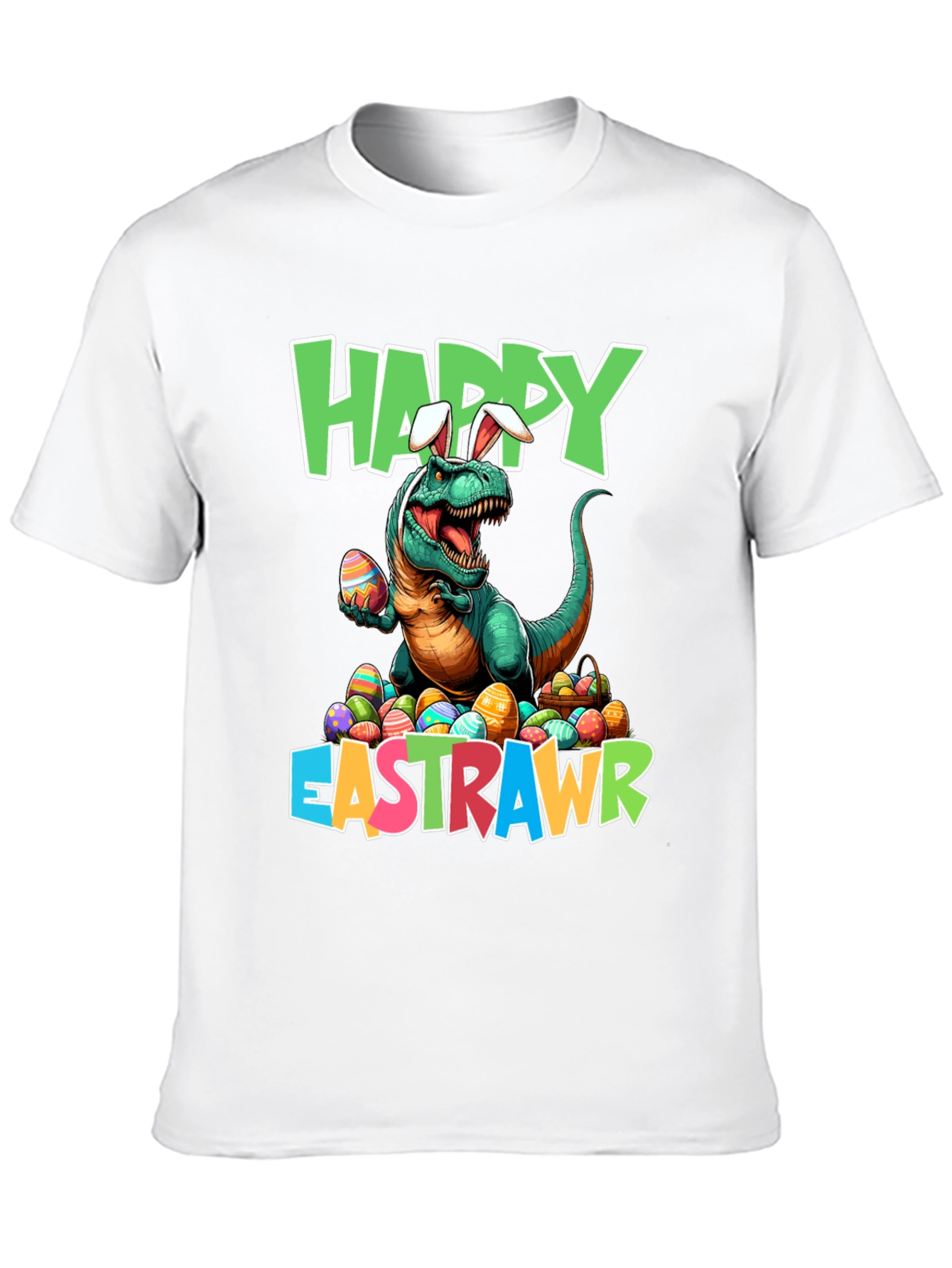 Happy Eastrawr T-Shirt Dinosaur Easter Eggs Tee