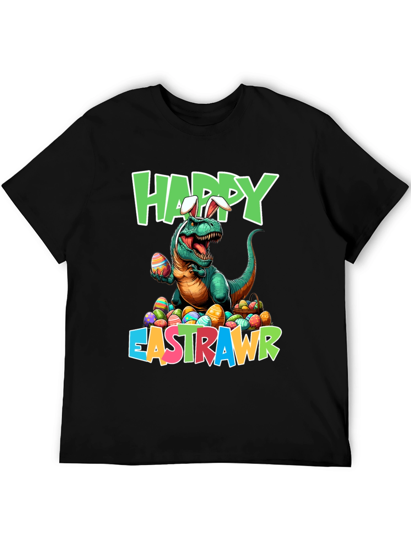 Happy Eastrawr T-Shirt Dinosaur Easter Eggs Tee