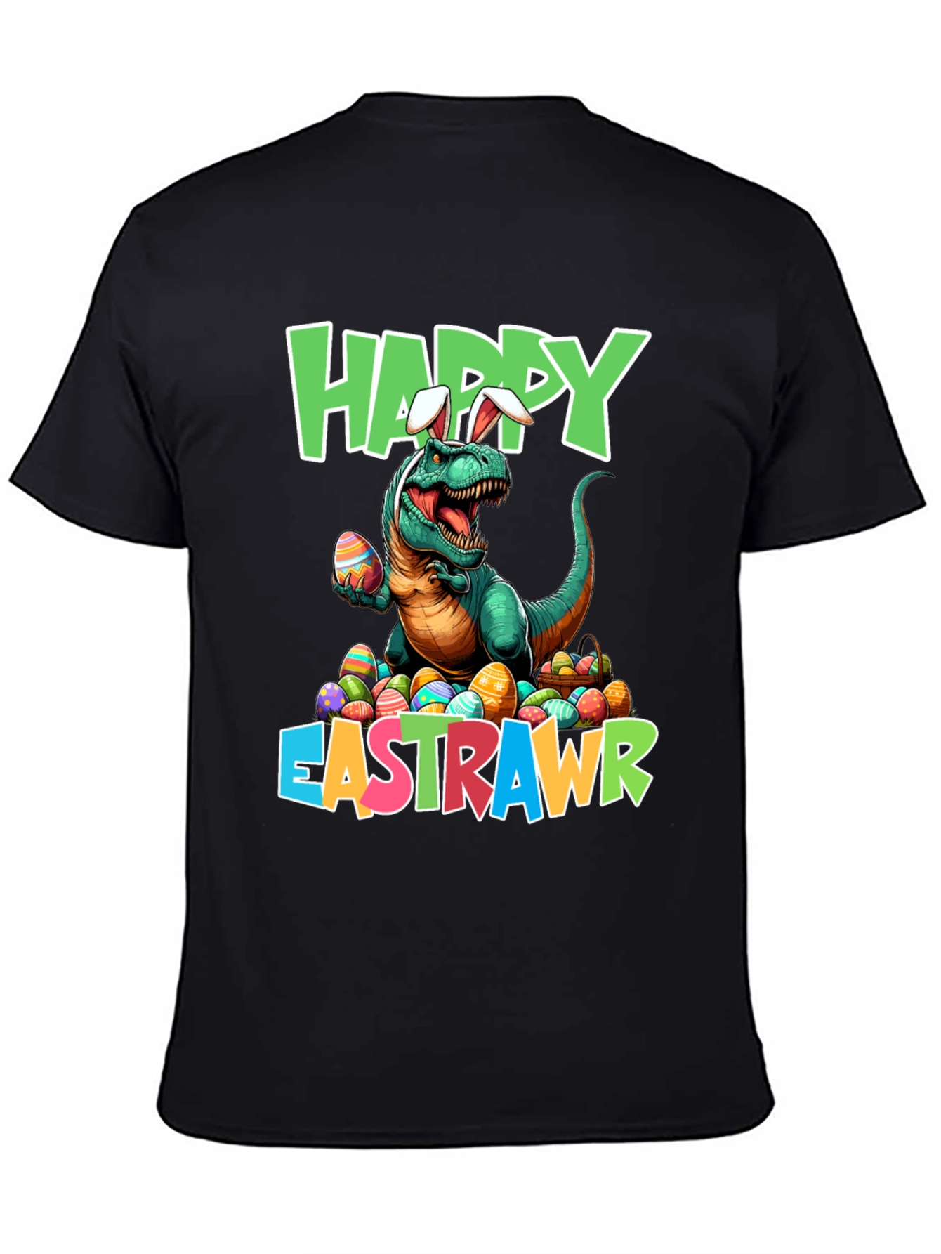 Happy Eastrawr T-Shirt Dinosaur Easter Eggs Tee