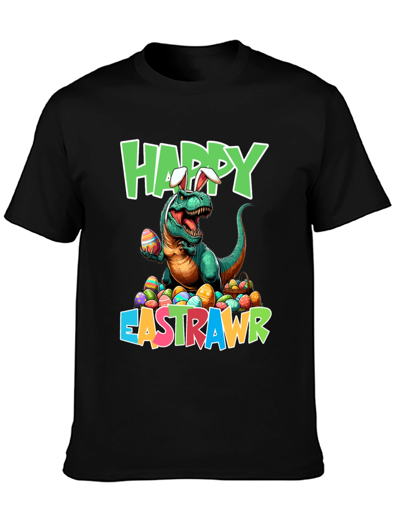 Happy Eastrawr T-Shirt Dinosaur Easter Eggs Tee