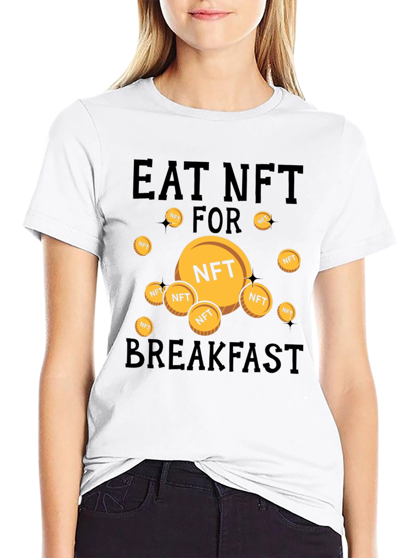 Eat NFT for Breakfast Graphic T-Shirt