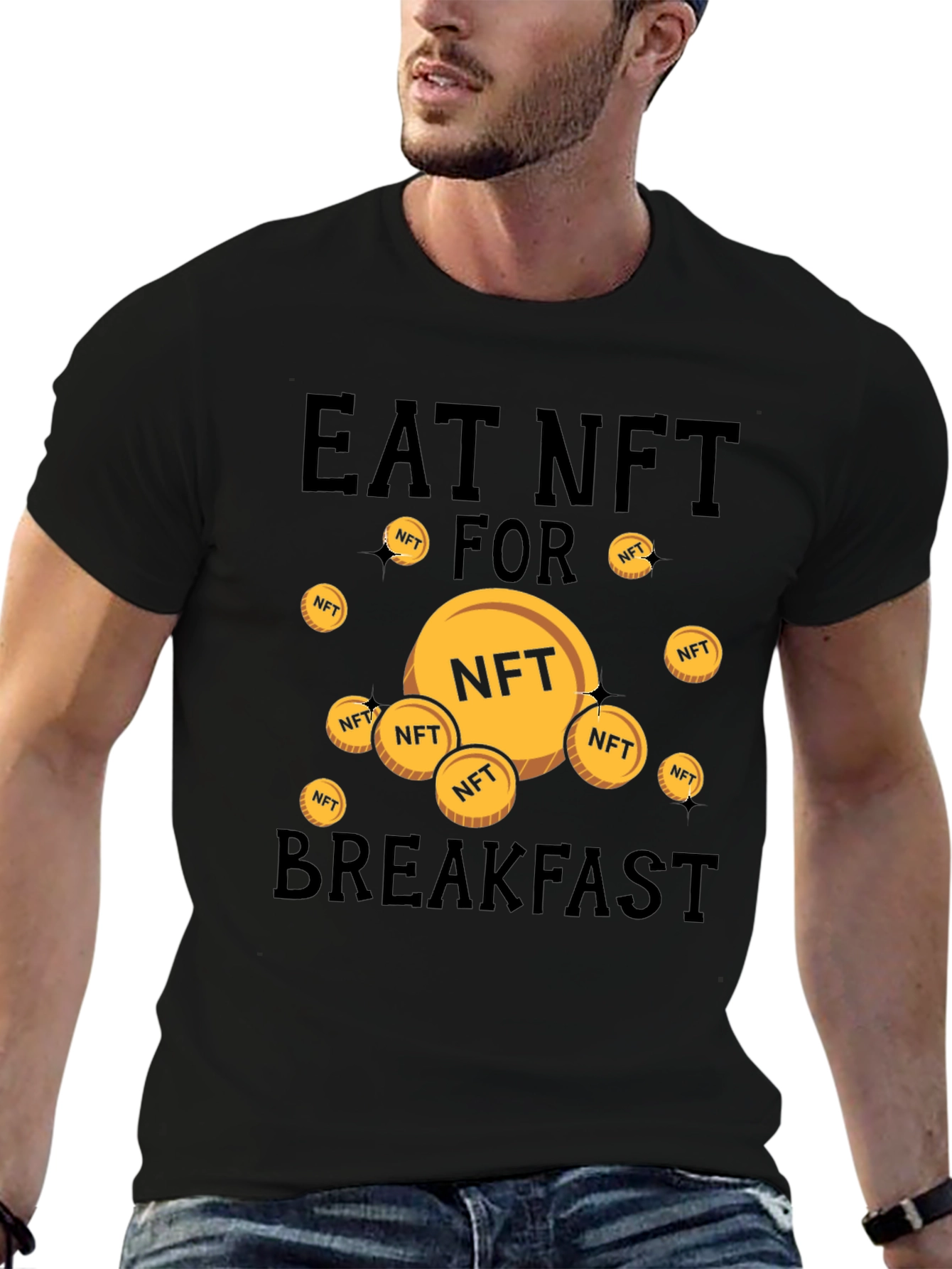 Eat NFT for Breakfast Graphic T-Shirt