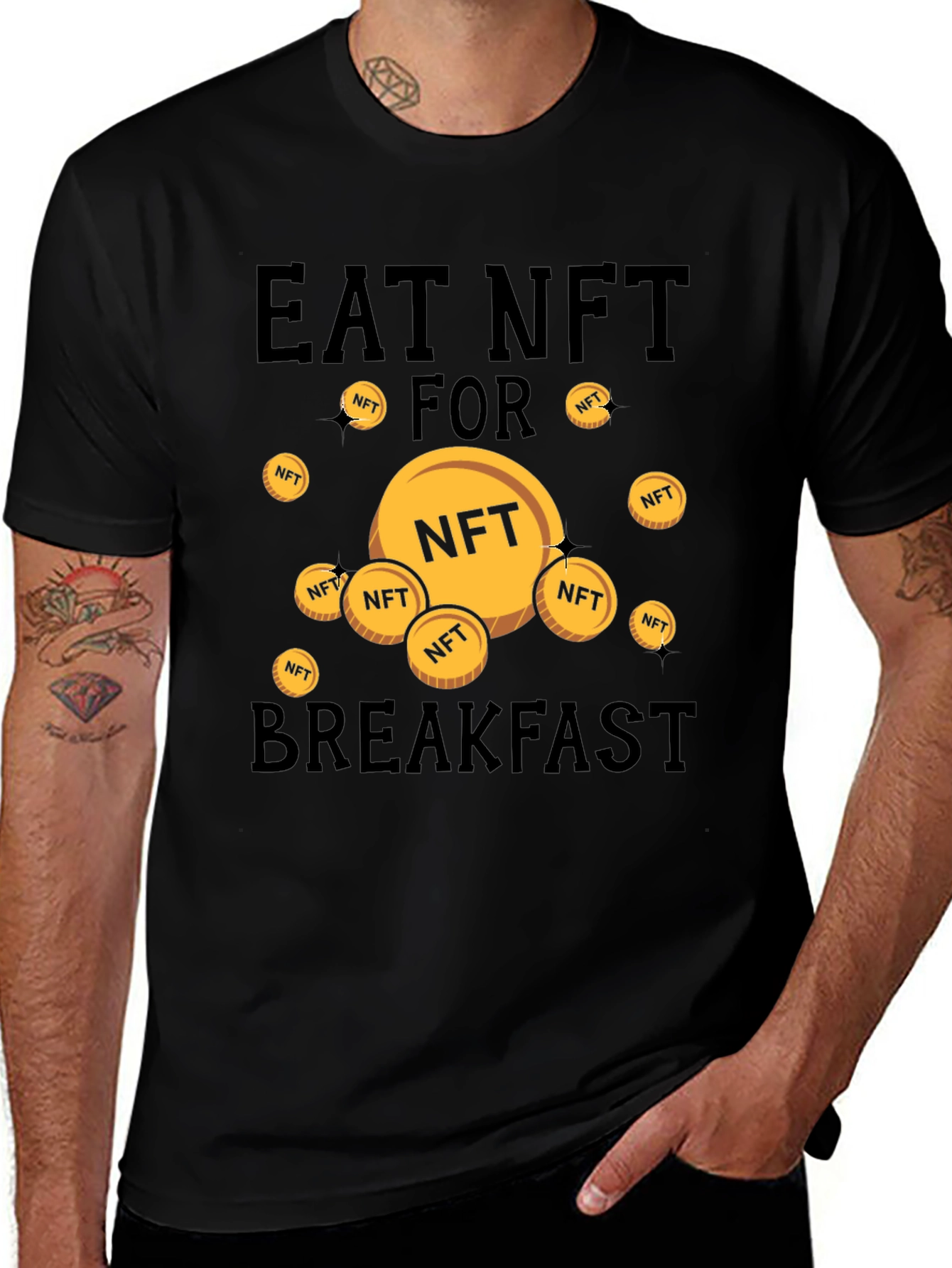 Eat NFT for Breakfast Graphic T-Shirt
