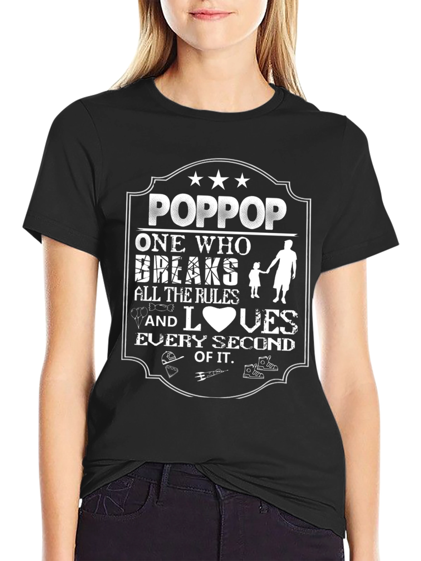 PopPop Breaks All The Rules T-Shirt