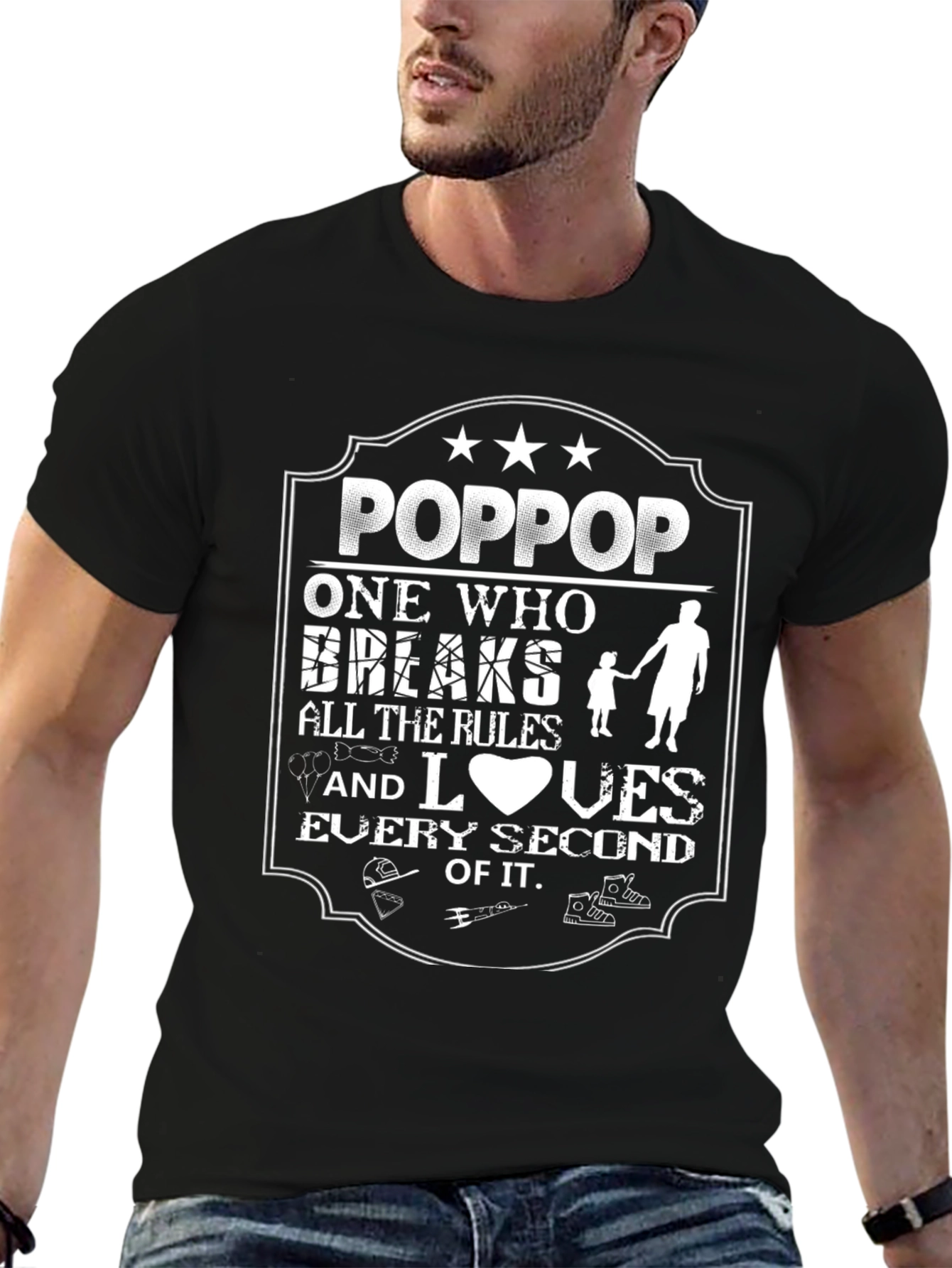 PopPop Breaks All The Rules T-Shirt