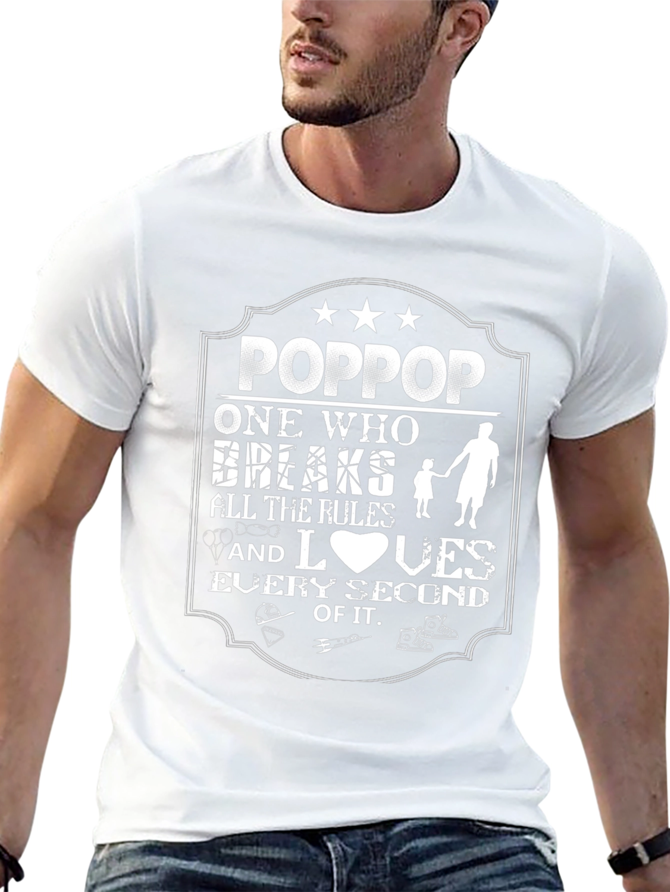PopPop Breaks All The Rules T-Shirt