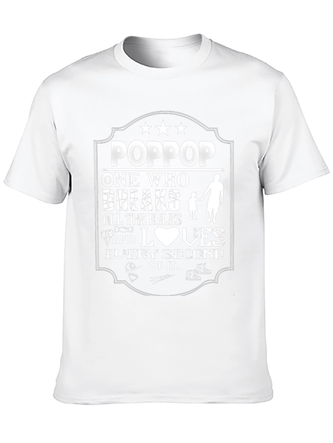 PopPop Breaks All The Rules T-Shirt
