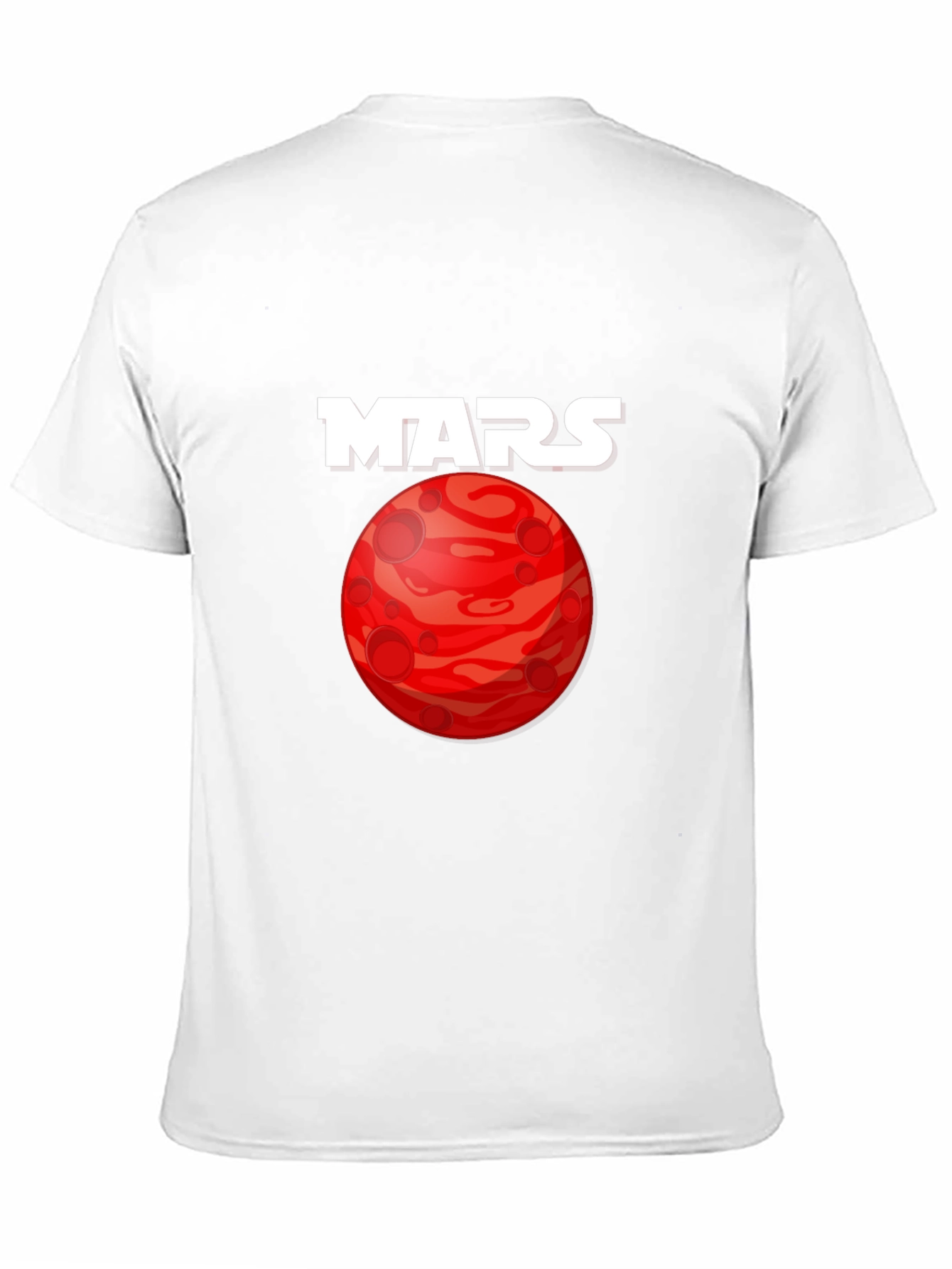 Mars Planet Graphic T-Shirt - Space Exploration Tee