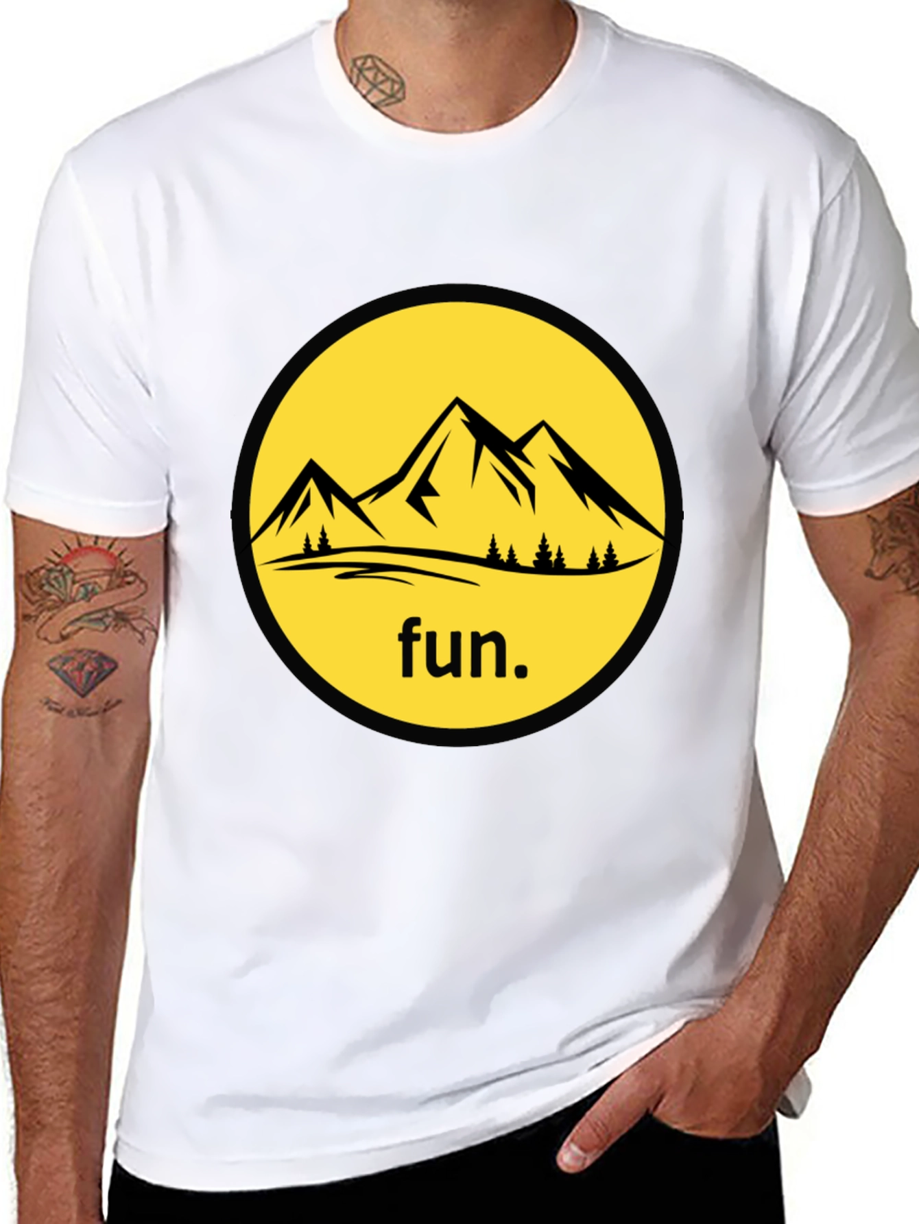 Fun Mountain Graphic T-Shirt